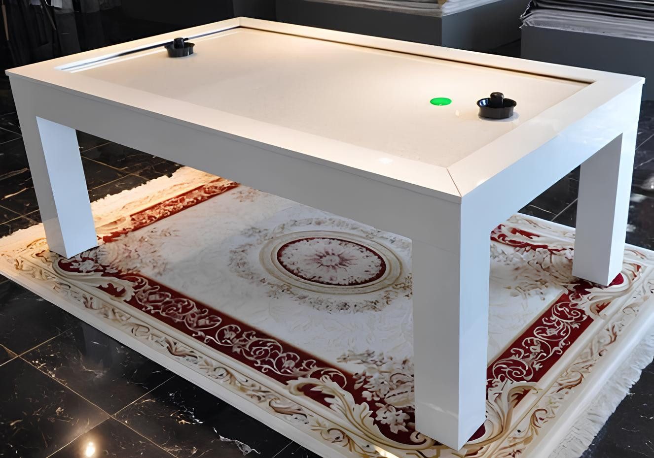 JVmoebel Air-Hockeytisch Airhockey Hockeytisch Luft-Hockey Freizeittisch Spieltisch, (1-tlg), Made in Europa