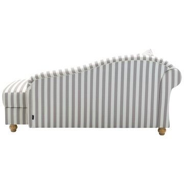 Max Winzer® Sofa Evelyn, Recamiere Armlehne links gestreift