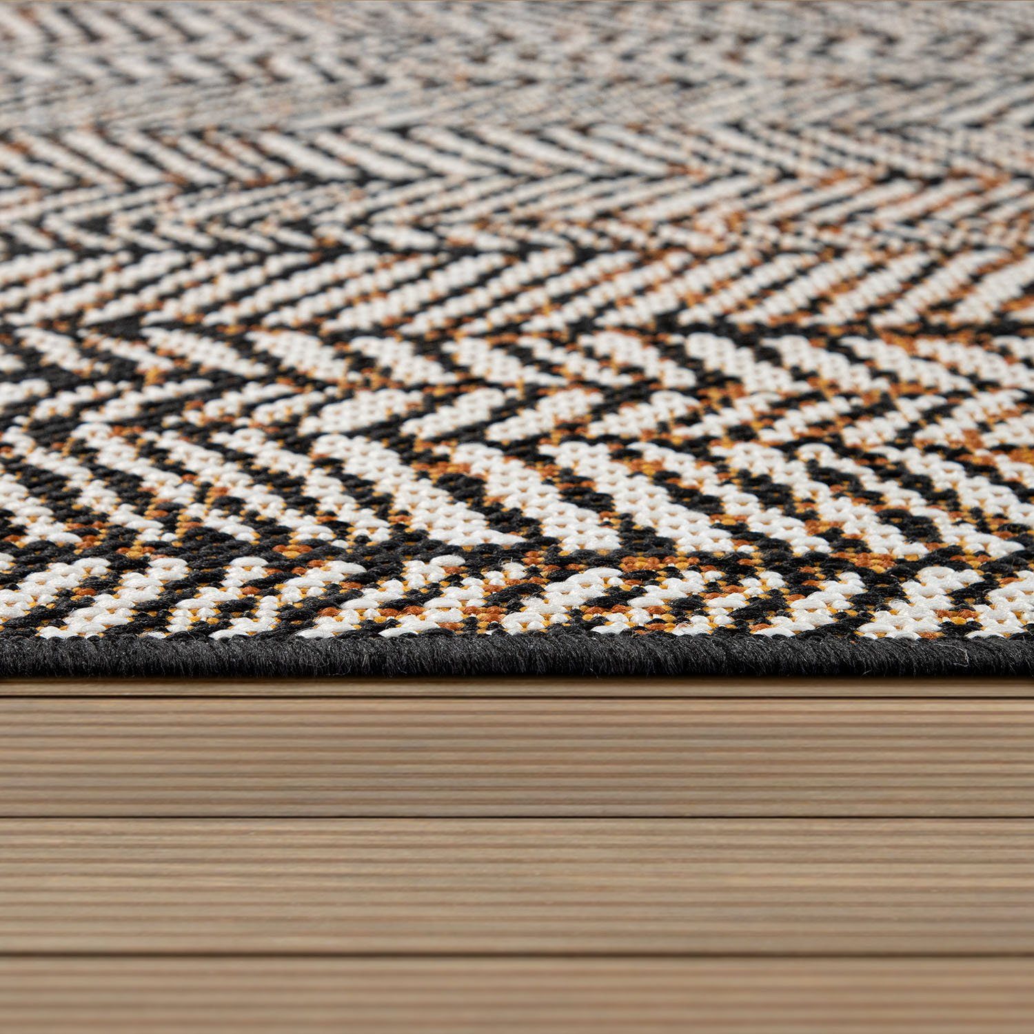 Teppich »Ostende 542«, Paco Home, rechteckig, Höhe 4 mm, Flachgewebe, modernes Design, In- und Outdoor geeignet, Wohnzimmer-kaufen