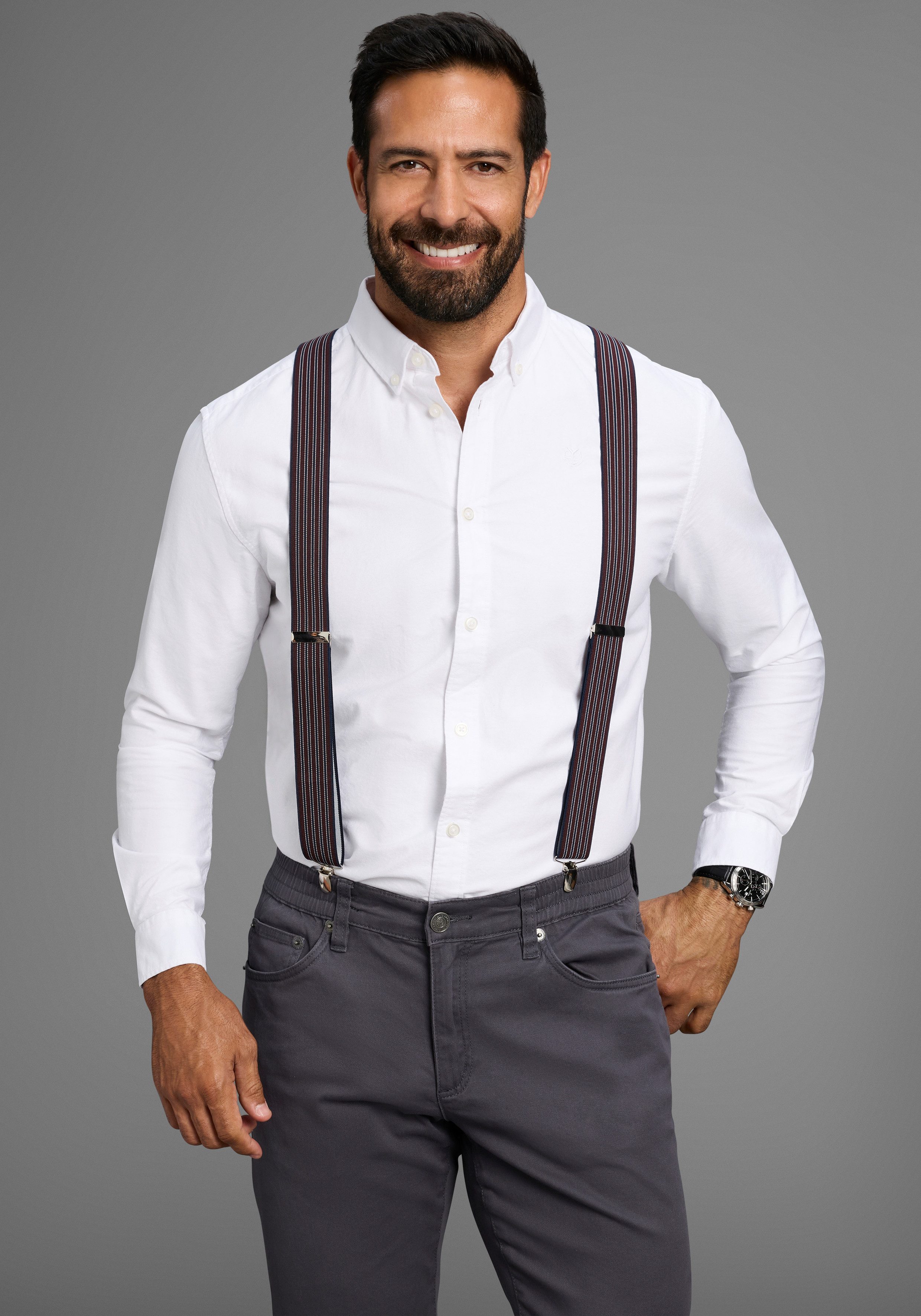 Man's World Hosenträger in bequemer Breite günstig online kaufen