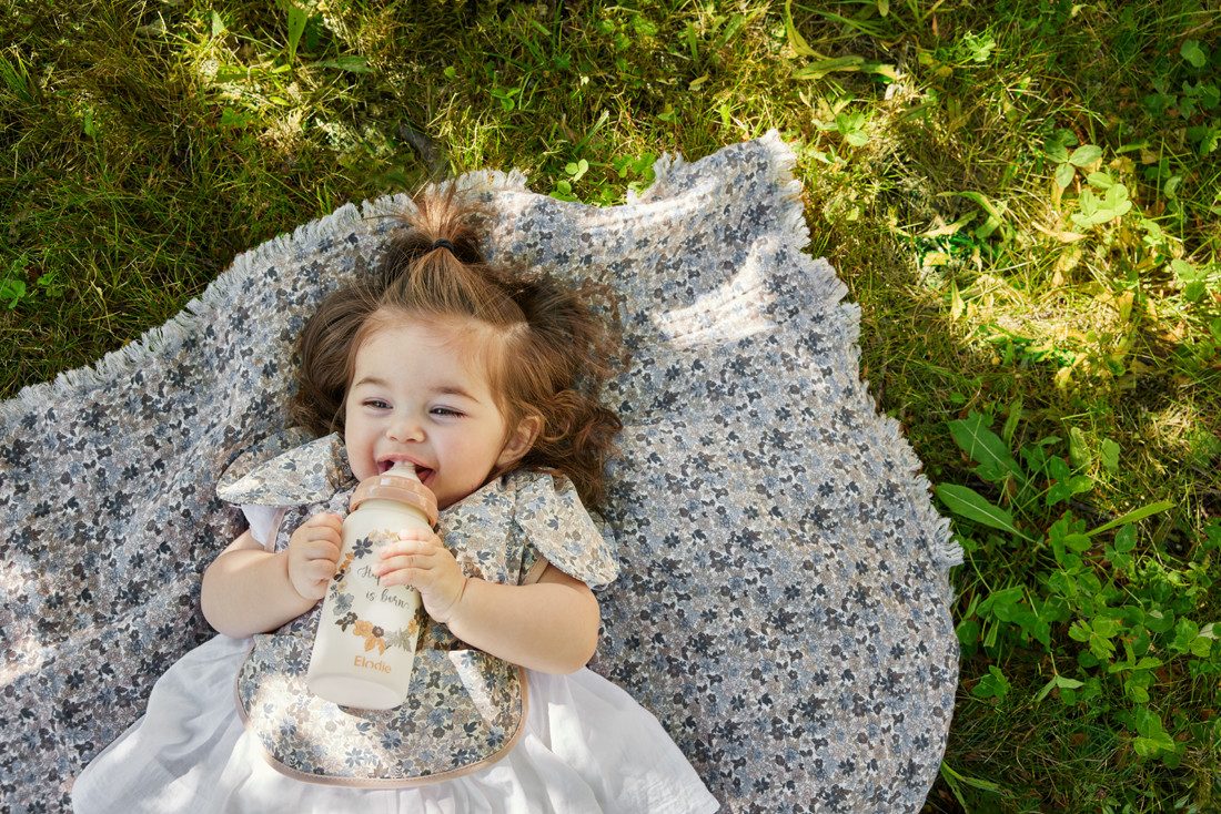 Elodie Lätzchen Elodie Baby-Lätzchen - Blue Garden, (1-St)