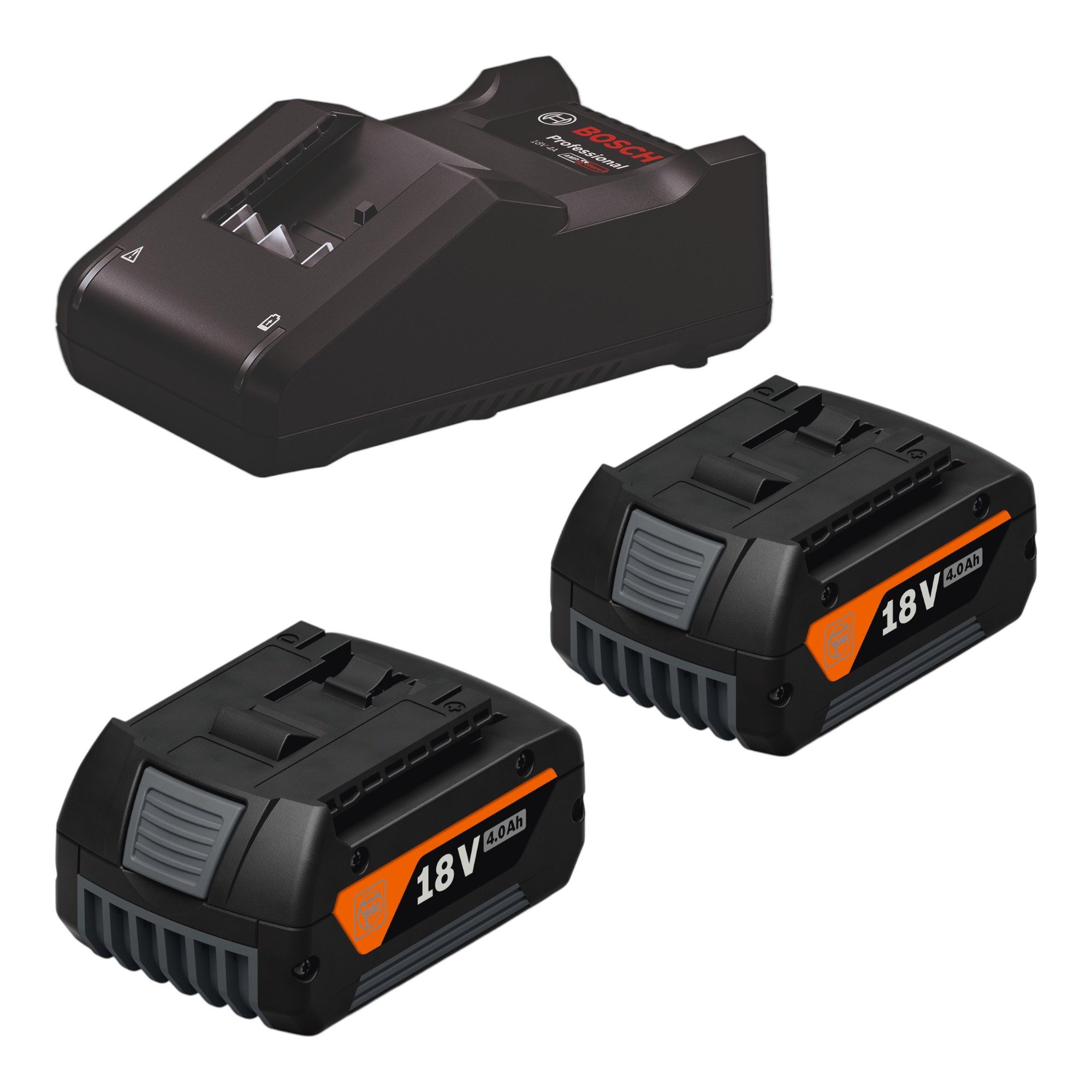 Fein Starter Set 2x GBA 18 V 4.0 Ah AS + GAL 18V-40 AMPShare Akkupacks