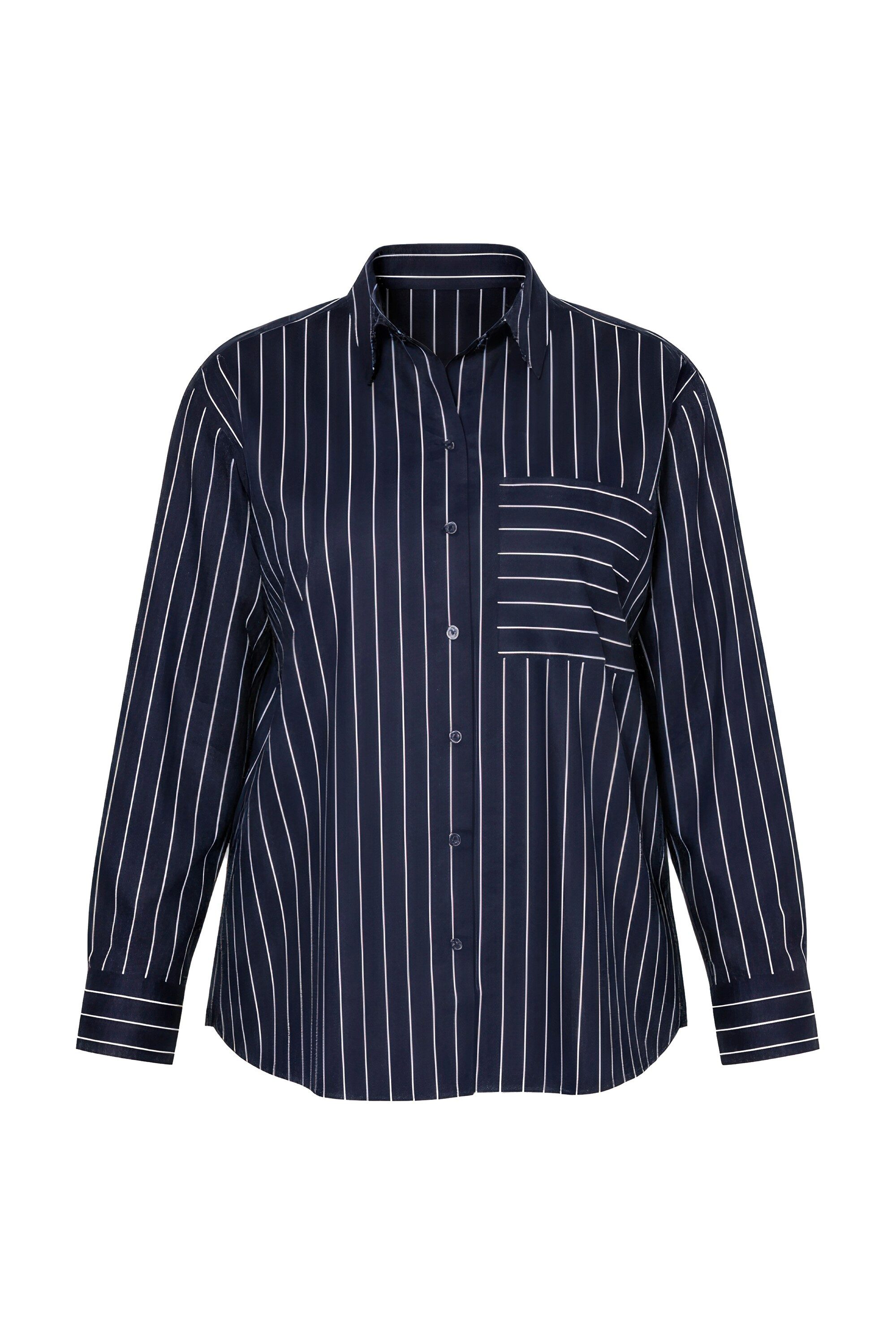 Angel of Style Hemdbluse Hemdbluse oversized Nadelstreifen Herzen Langarm günstig online kaufen