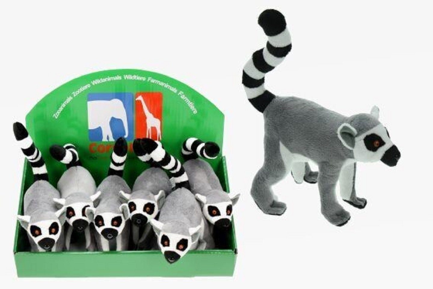 Cornelißen Kuscheltier Lemur, naTierliche Geschenke, Plüsch, Stofftier Tier (1-St)