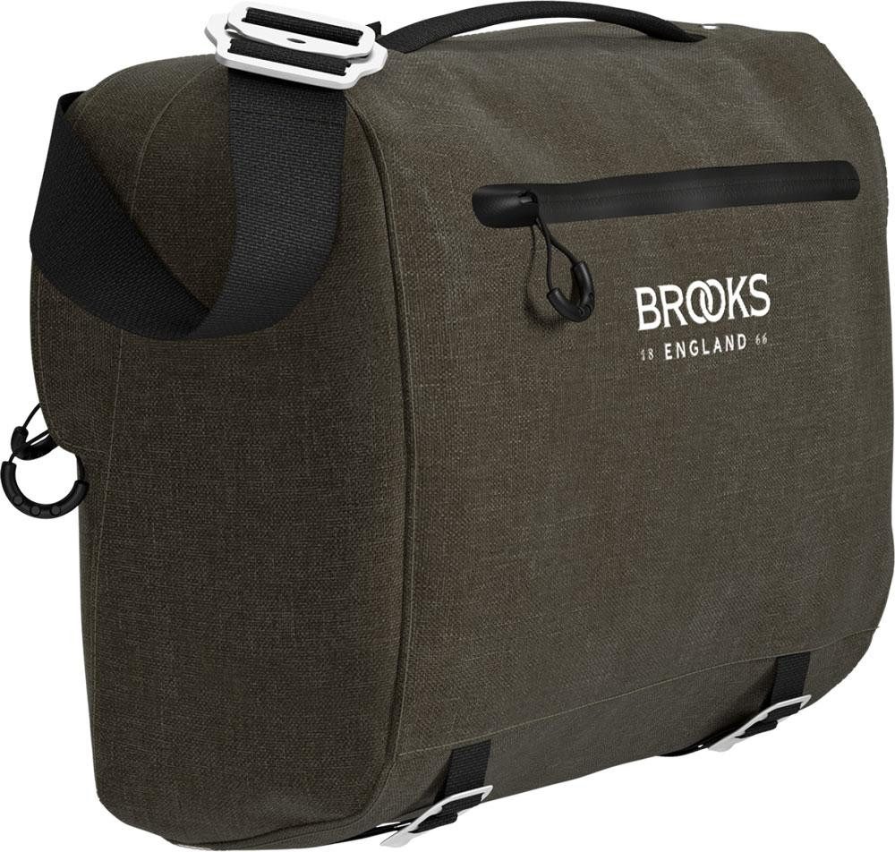 BROOKS ENGLAND Fahrradlenker BROOKS Scape Handlebar Compact Bag Mud Green 10 Liter - wasserdichte L