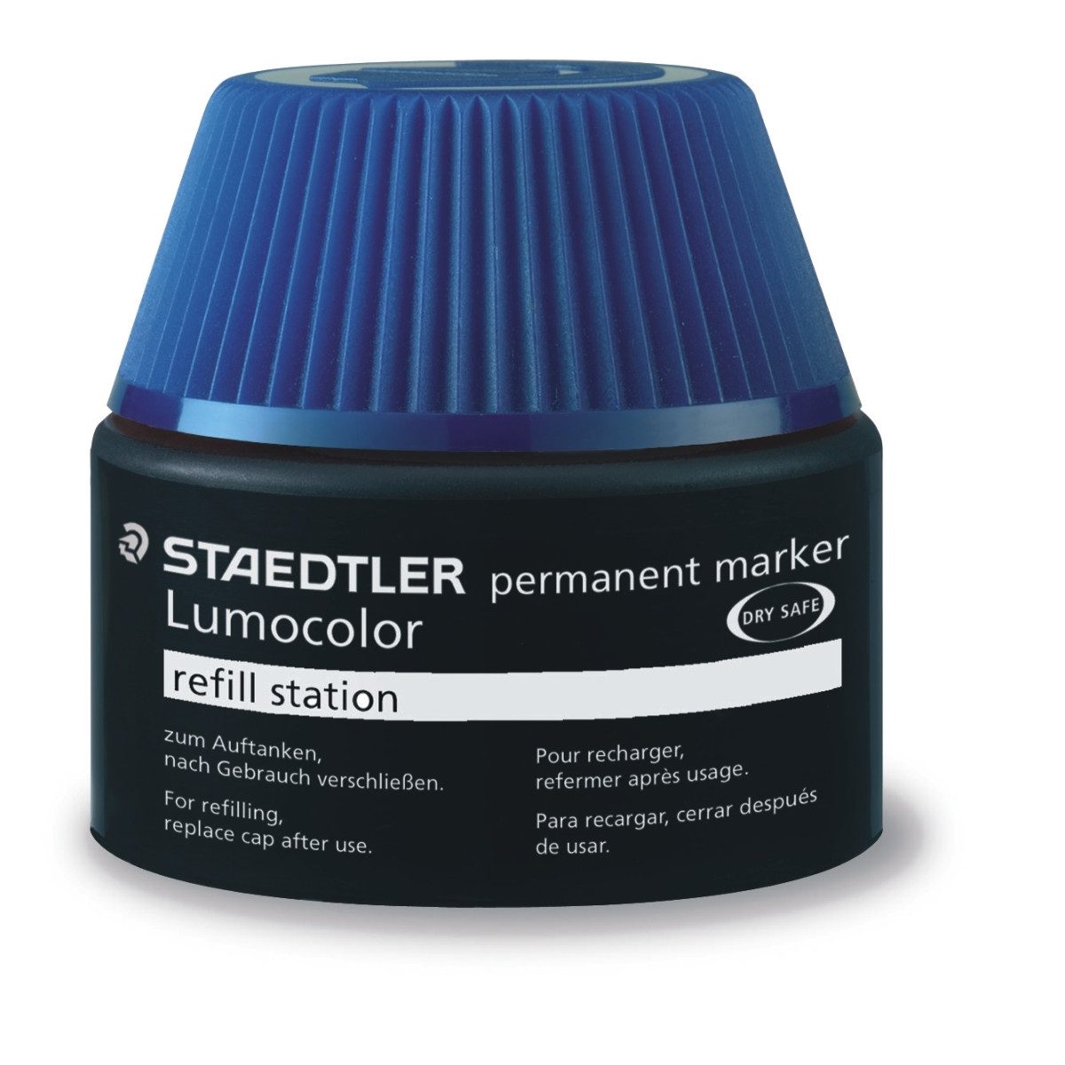 STAEDTLER Füllhalter Nachfülltinte Lumocolor permanent blau (4 Stück)