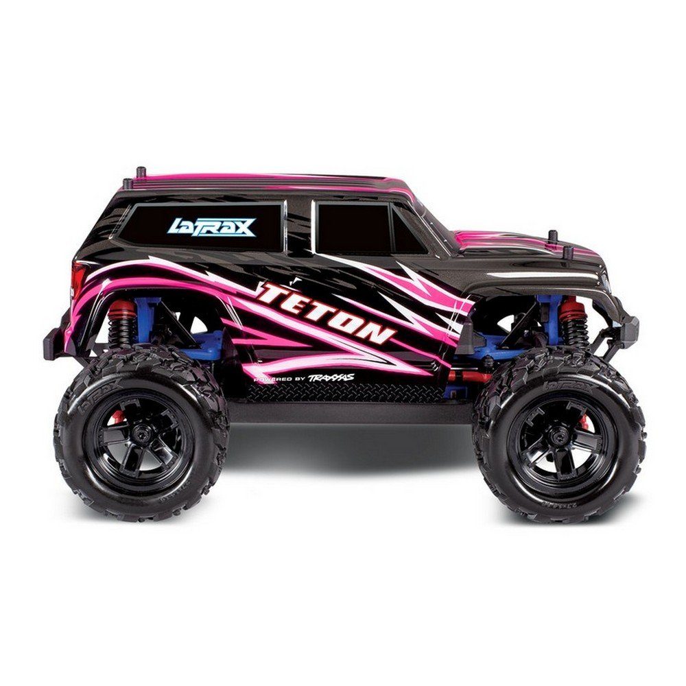 Traxxas Modellbausatz Traxxas 76054-1PINK LATRAX Teton 4x4 Pink RTR +12V-Lader+Akku