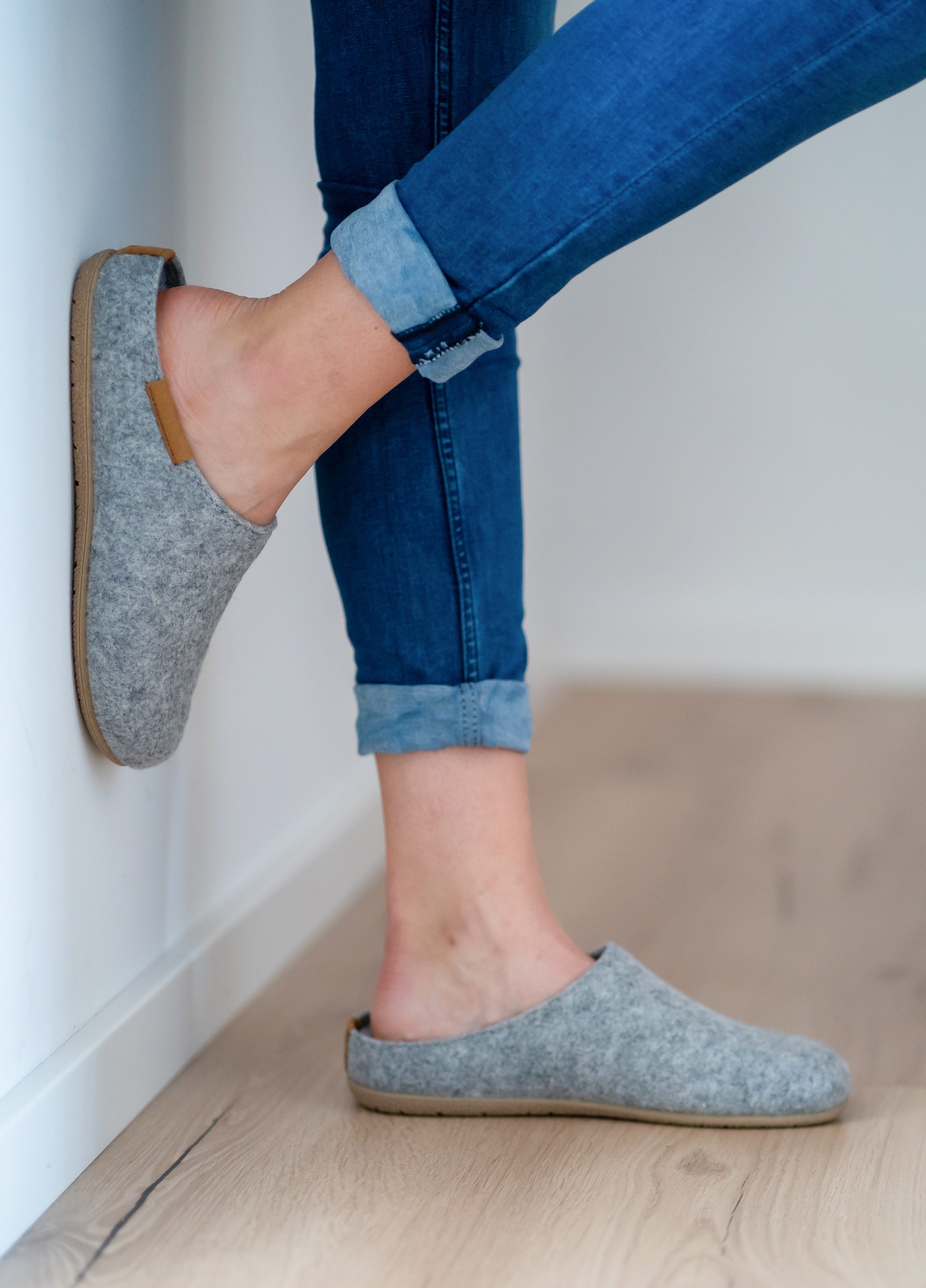 Damen Filz-Clogs Ellen
mit hohem Schurwollanteil Hausschuh