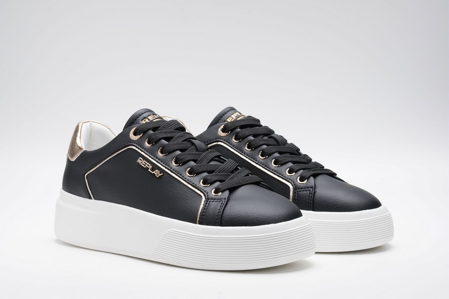 Replay Plateausneaker Freizeitschuh, Schnürschuh, Halbschuh mit Label