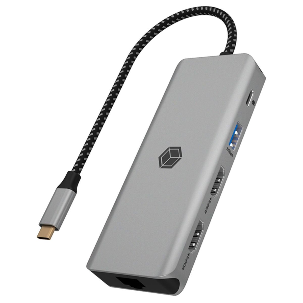 ICY BOX Festplatten-Gehäuse IB-DK4012-CPD 9-in-1 mobile DockingStation