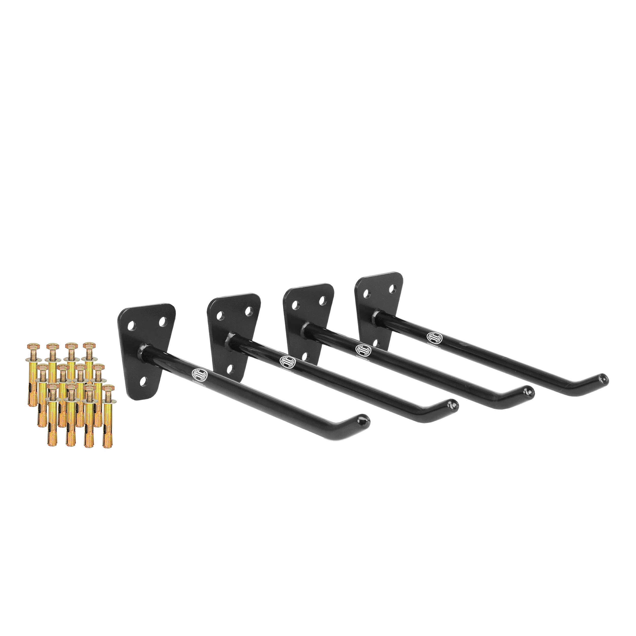 HEYNER Reifen-Wandhalterung Reifenhalter für die Wand - stabile Wandhalterung Felgen und Räder, (4-tlg)