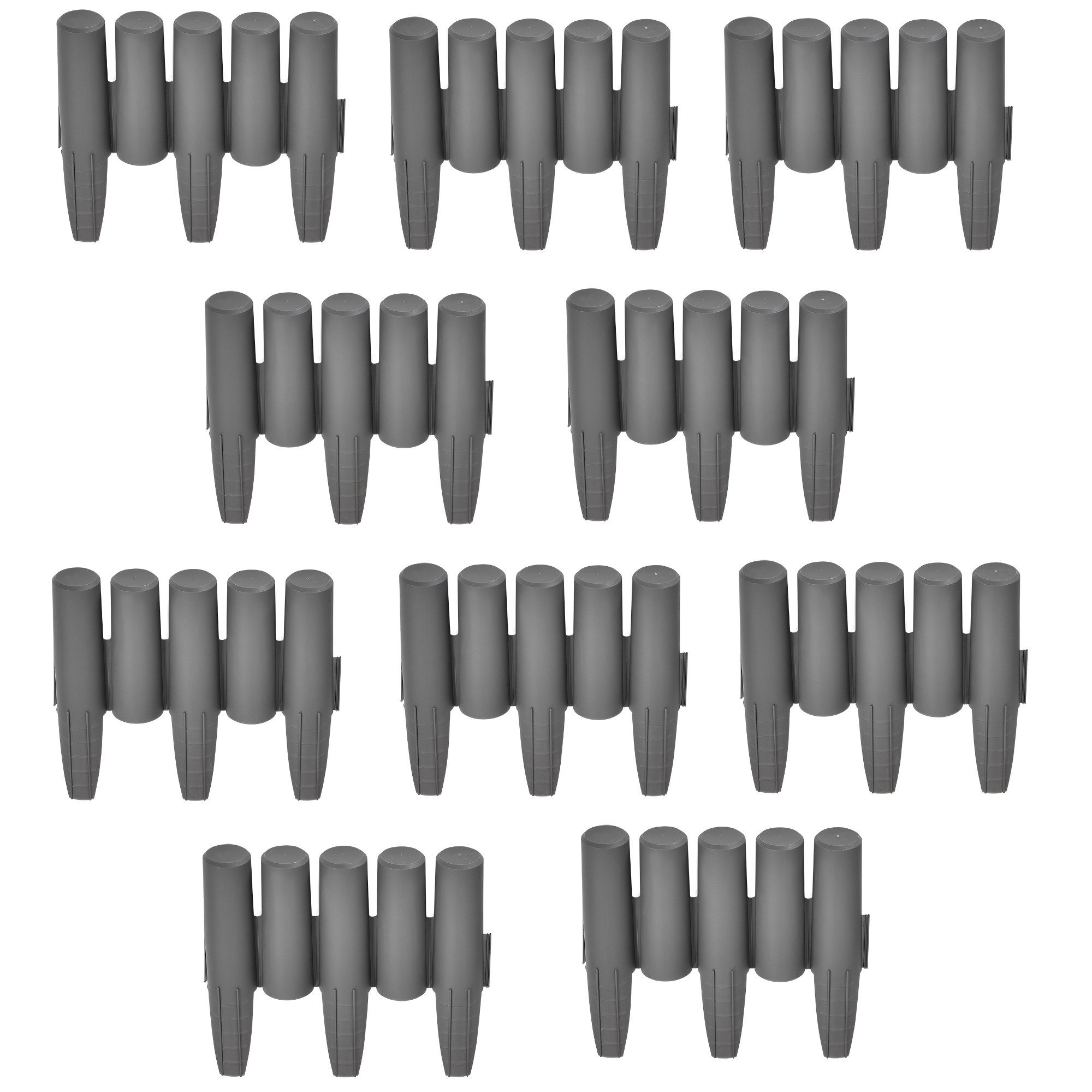 casa.pro Frühbeet (10 St., 10er Set), Palisade Beetumrandung