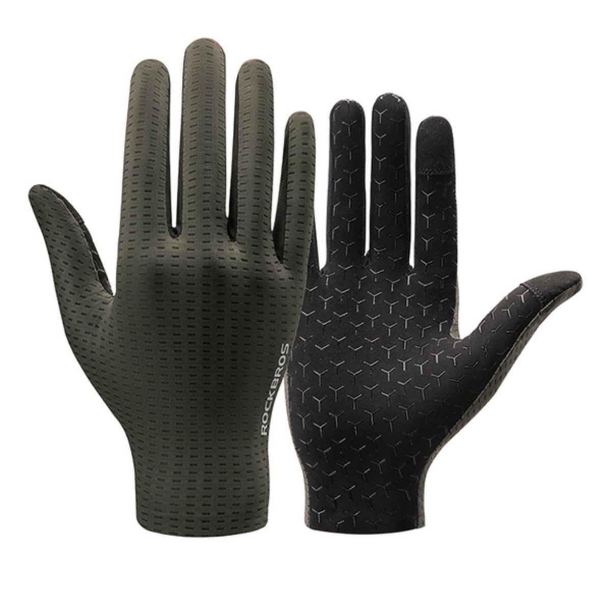 ROCKBROS Fahrradhandschuhe Rockbros Atmungsaktive Vollfinger-Fahrradhandsch günstig online kaufen