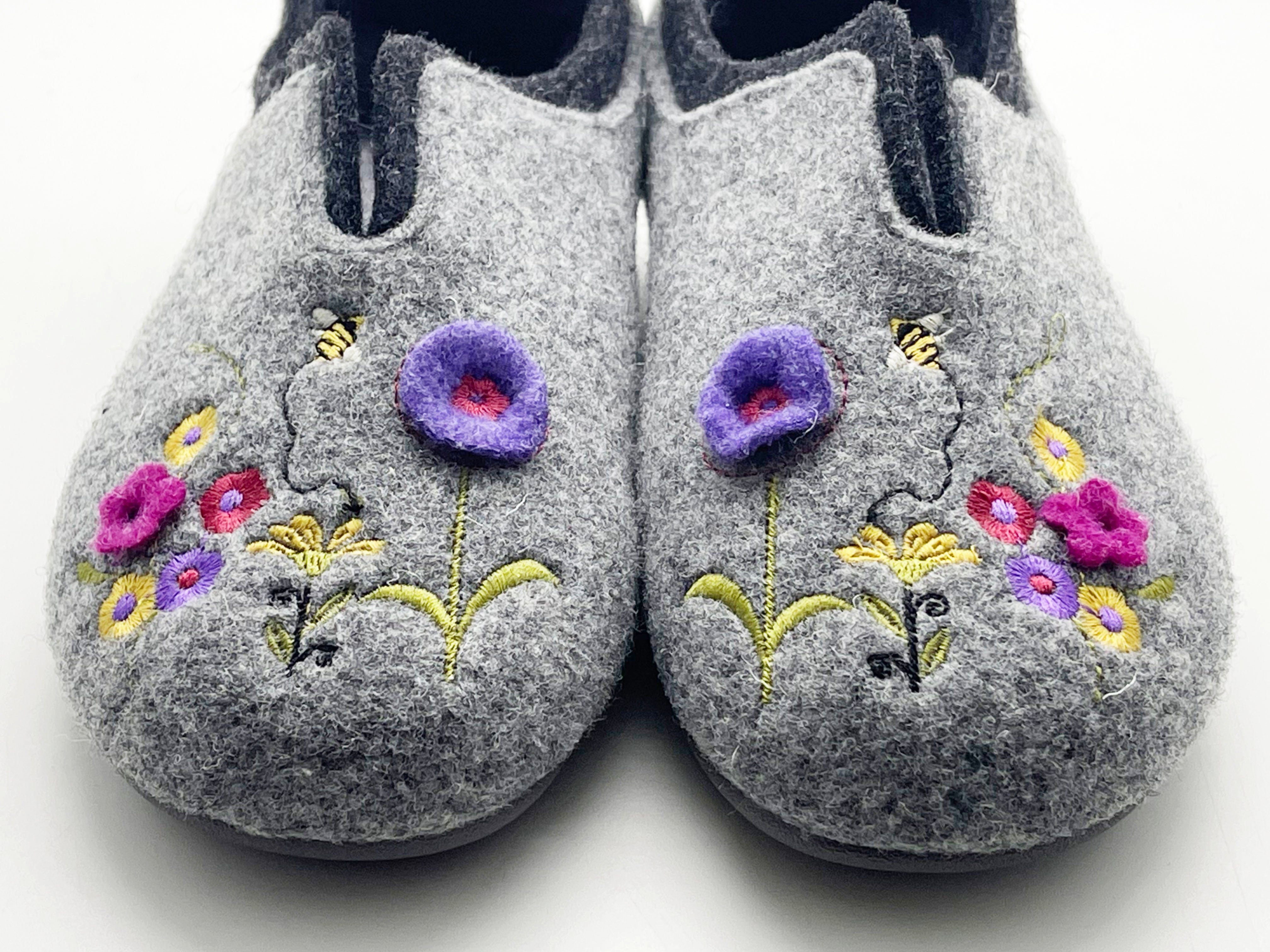 thies 1856 ® Flowers & Bees vegan Hausballerinas