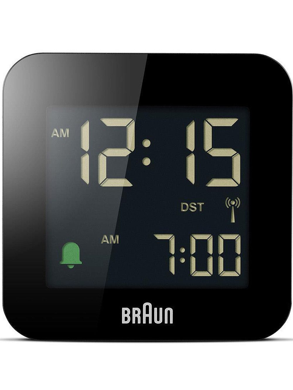 Braun Wecker Braun BC08B-DCF digitaler Funkwecker Crescendo-Alarm,Schlummerfunktion