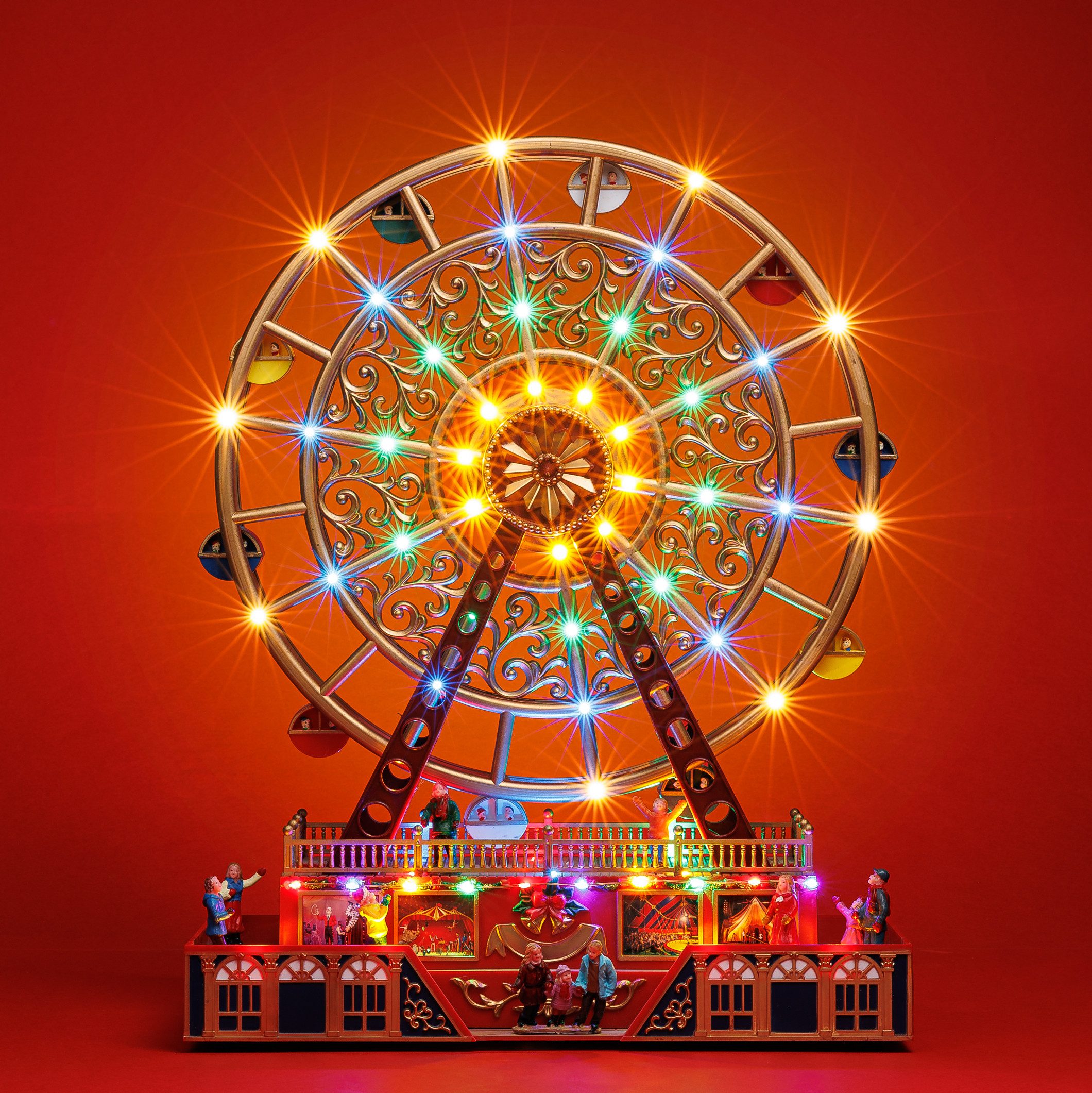 SIKORA Weihnachtsfigur XL Deko Riesenrad mit günstig online kaufen