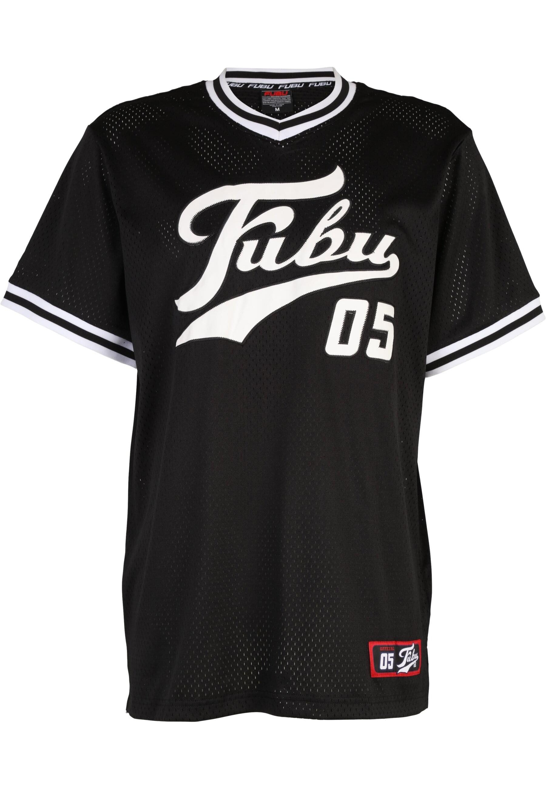 Fubu T-Shirt Fubu FBMQ12112BLK Fubu Varsity Mesh T-Shirt (1-tlg)