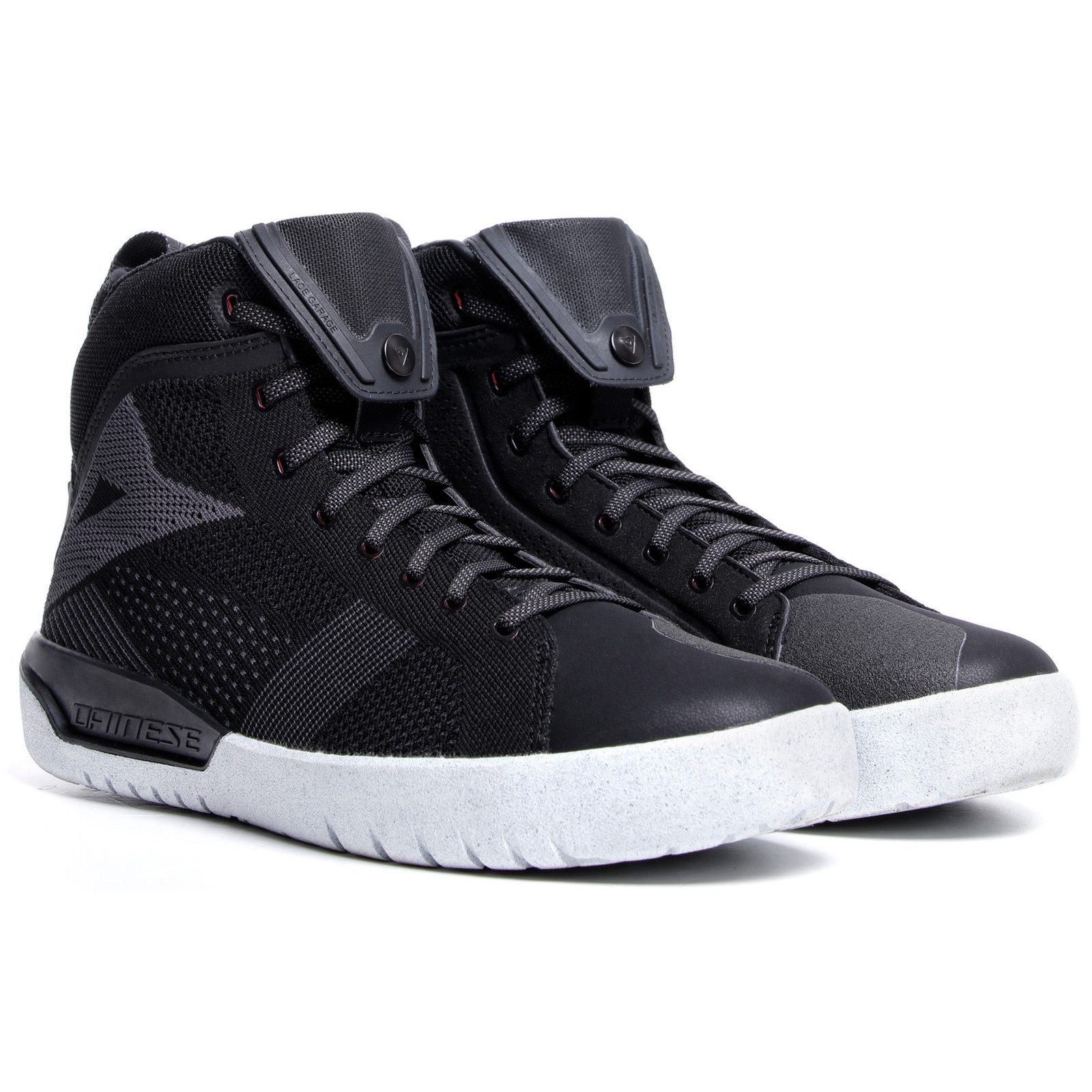 Dainese Dainese Metractive Air Schuhe schwarz / schwarz / weiss Motorradstiefel (Packung, Antistatische und Öl- und Benzinfeste Sohle)