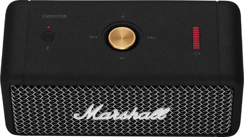 20 Marshall W) schwarz Bluetooth-Lautsprecher (Bluetooth, Emberton