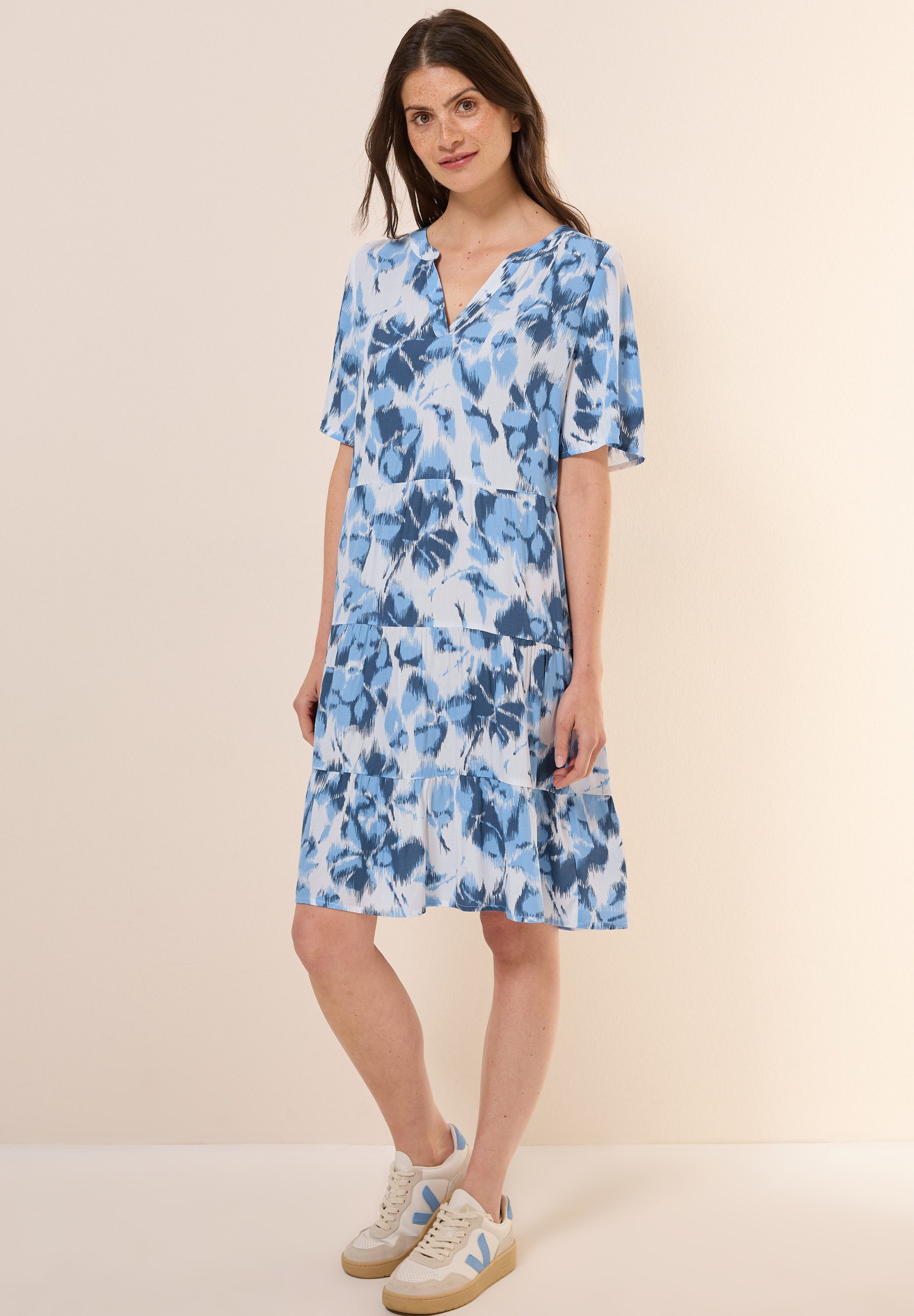 CECIL Midikleid mit Volant günstig online kaufen