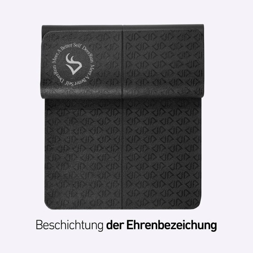 SUPERUN Bodenmatte Faltbare Glory Signature Laufbandmatte, 70 x 150 cm (1-St), Bodenschutzmatte mit rutschfester & vibrationsdämpfender Wirkung