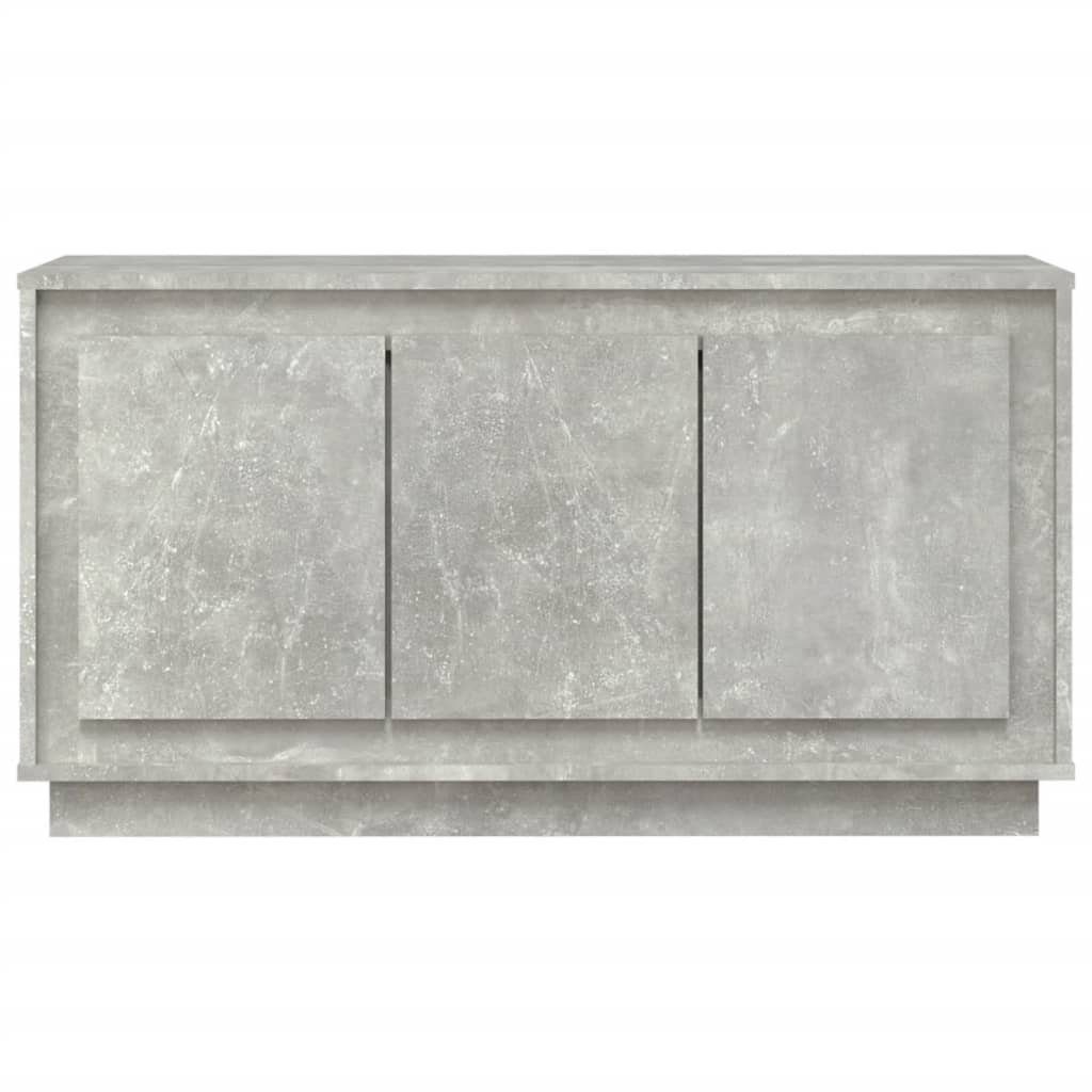 vidaXL Sideboard Sideboard Betongrau 102x35x55 cm Spanplatte