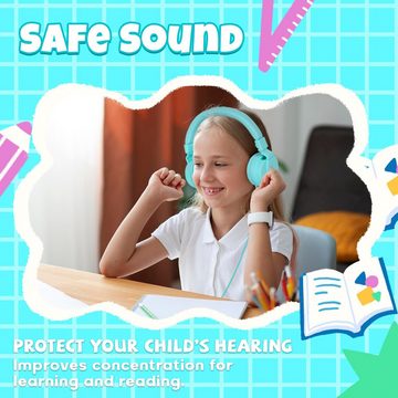 ONTA Faltbarer Leichte für Kinder On Ear Audio Kinder-Kopfhörer (Hochwertige Materialien und individuelle Anpassung für maximalen Tragekomfort., mit erstklassiger Klangqualität und individuellem Komfort)