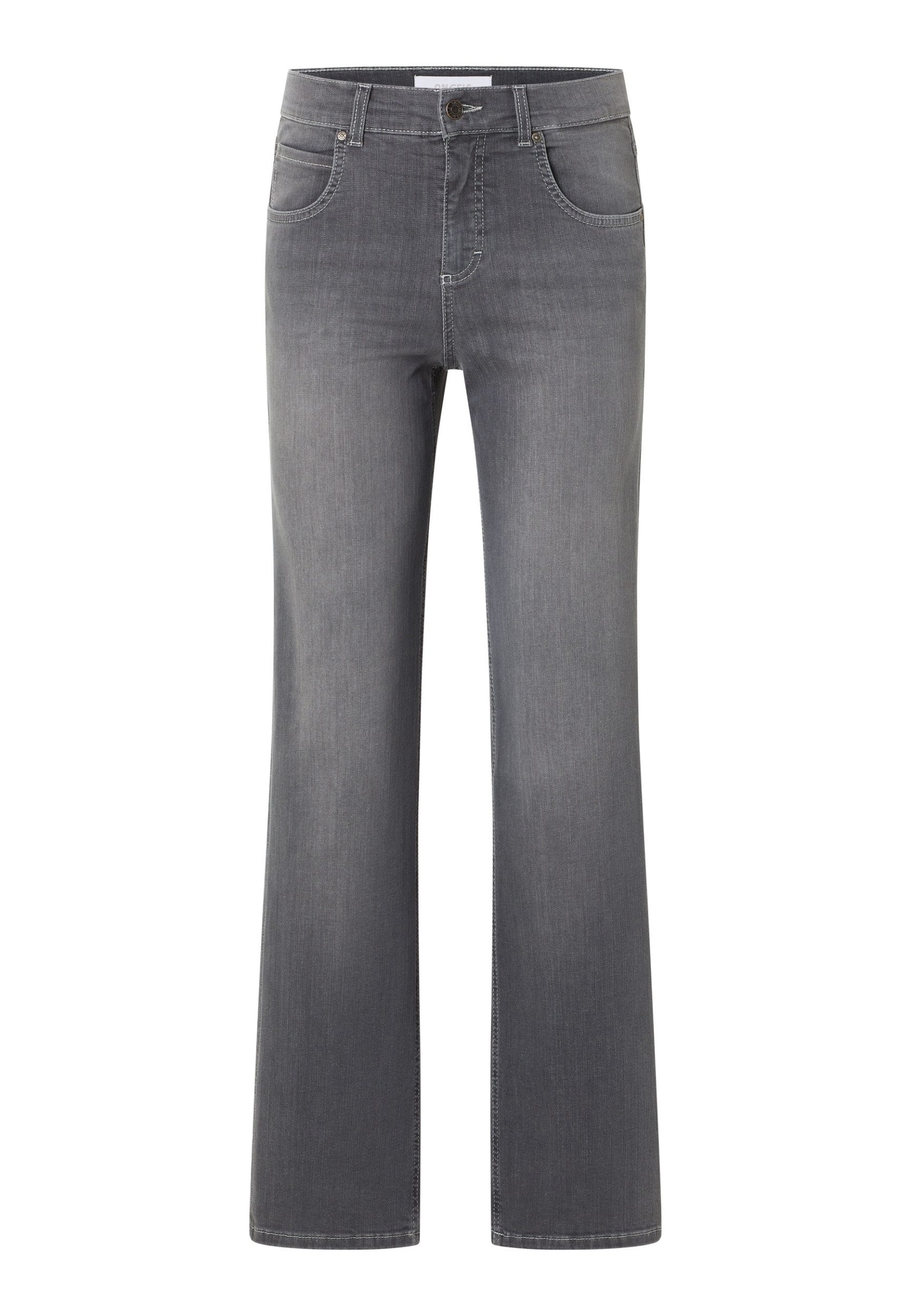ANGELS Gerade Jeans LARA - Basic Jeans - Used Wash - Hose - Straight Leg günstig online kaufen
