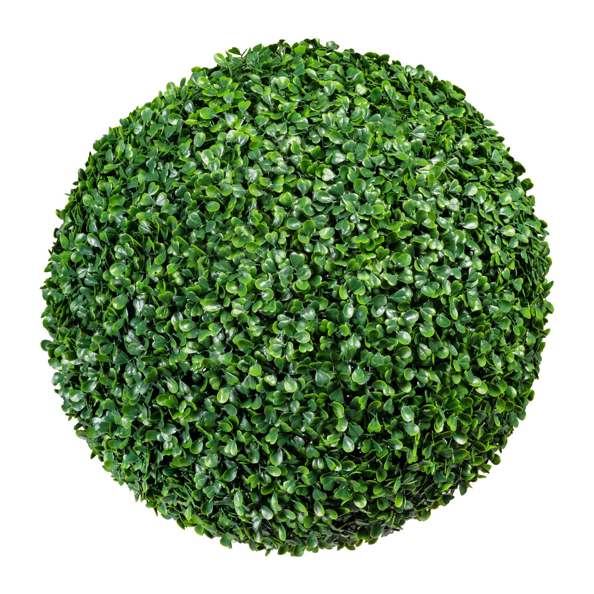 Kunstpflanze Buchsbaumkugel, ca 38cm, Kunststoff, grün, UV-beständig Kunstpflanze
