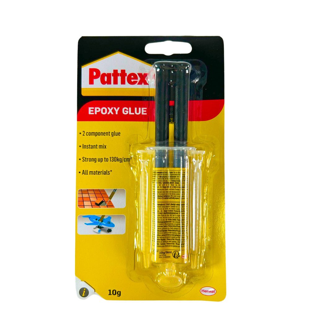 Pattex 2-Komponentenkleber Pattex 2-Komponenten Epoxid Kleber Universal Klebstoff stark 130KG, (1-tlg), Temperaturbeständig bis 150 °C