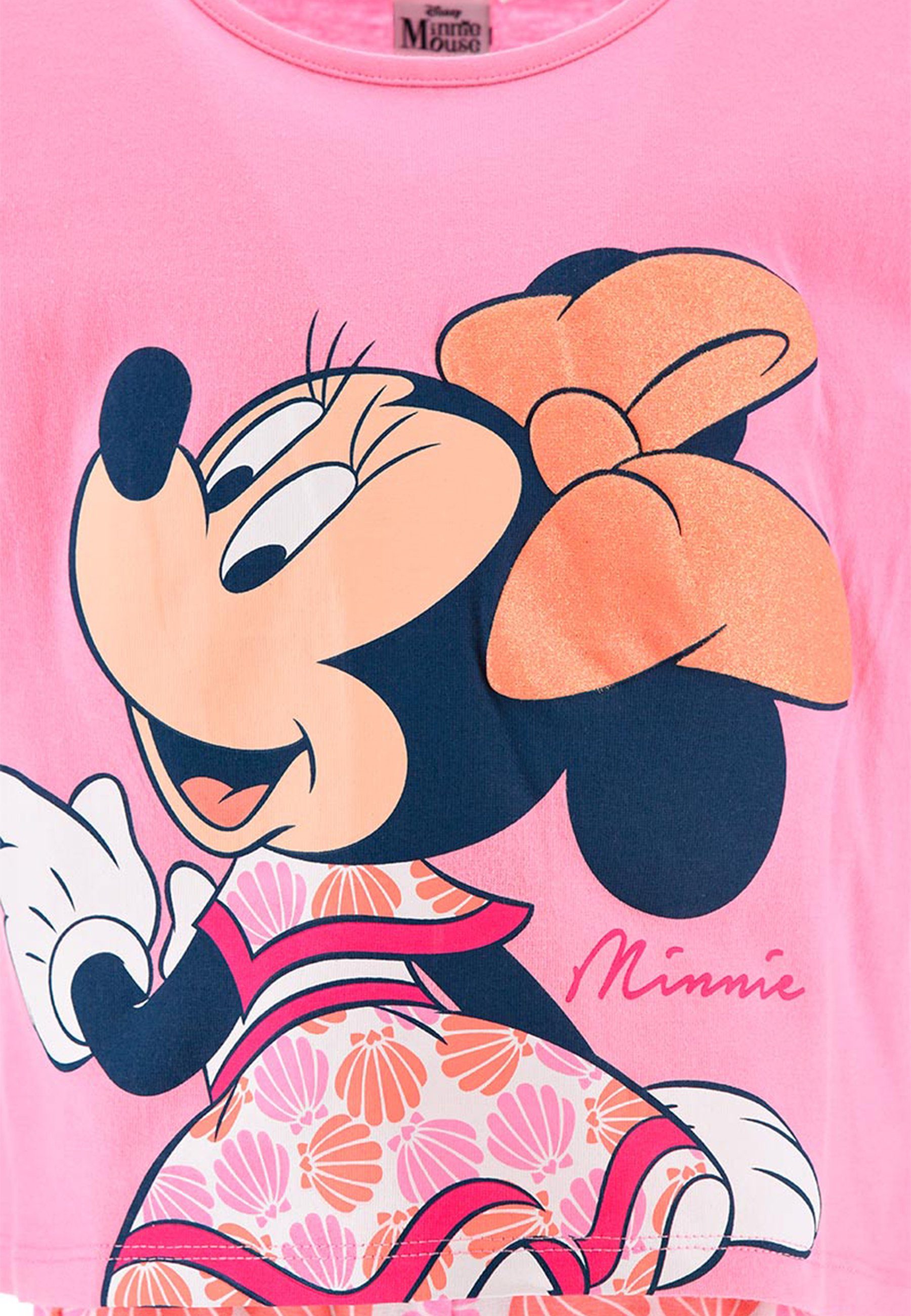 Mini Maus Shorty Shorts Disney & Bekleidungs-Set Minnie T-Shirt Mouse