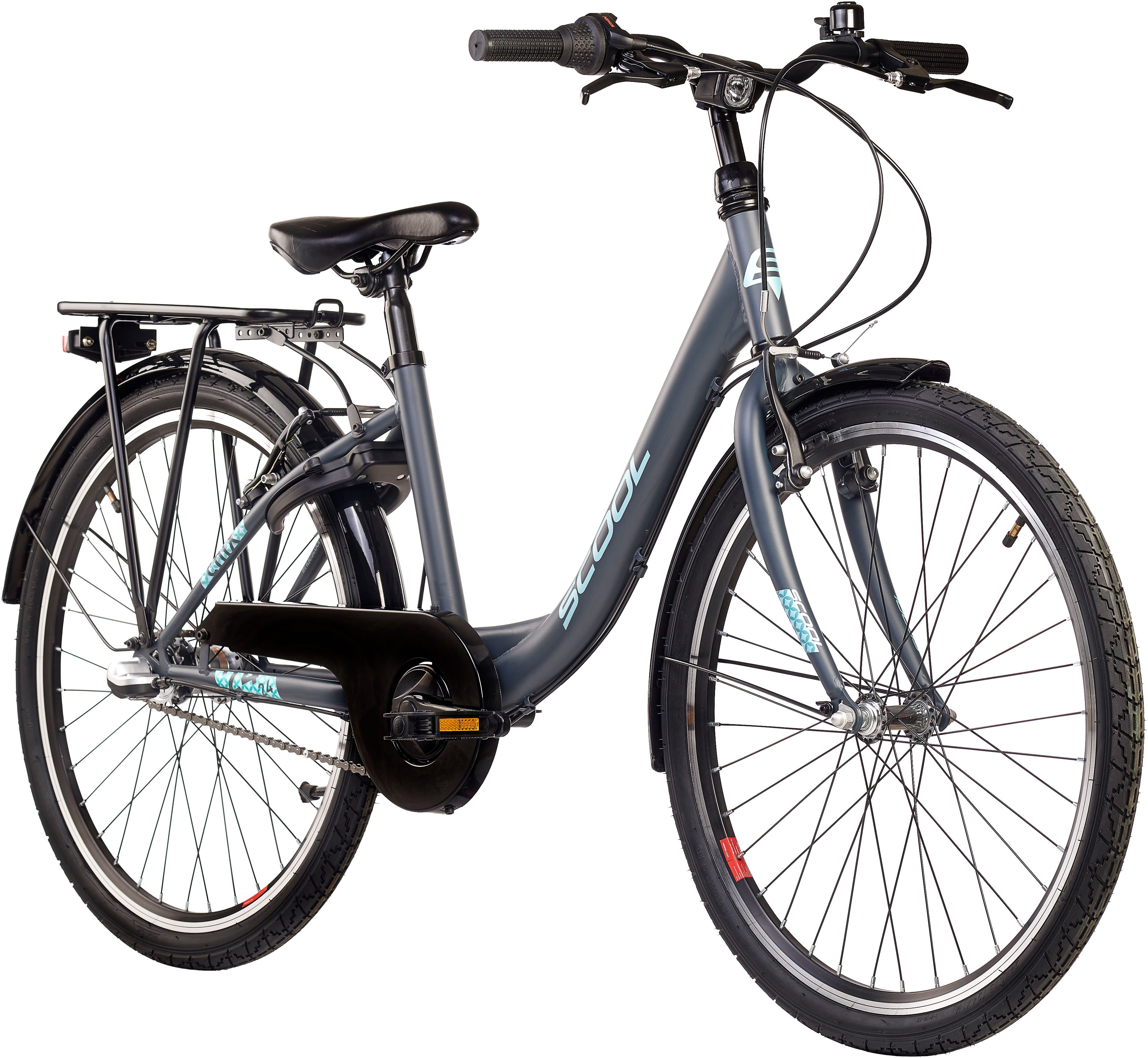 S’COOL Kinderfahrrad S'COOL chiX, 3 Gang Shimano, Nabenschaltung