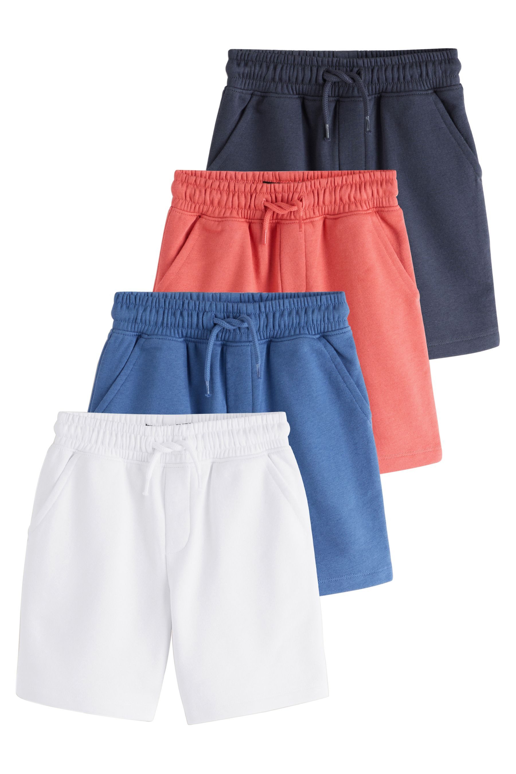 Next Shorts Basic-Shorts, Sporty Fit (4-tlg)
