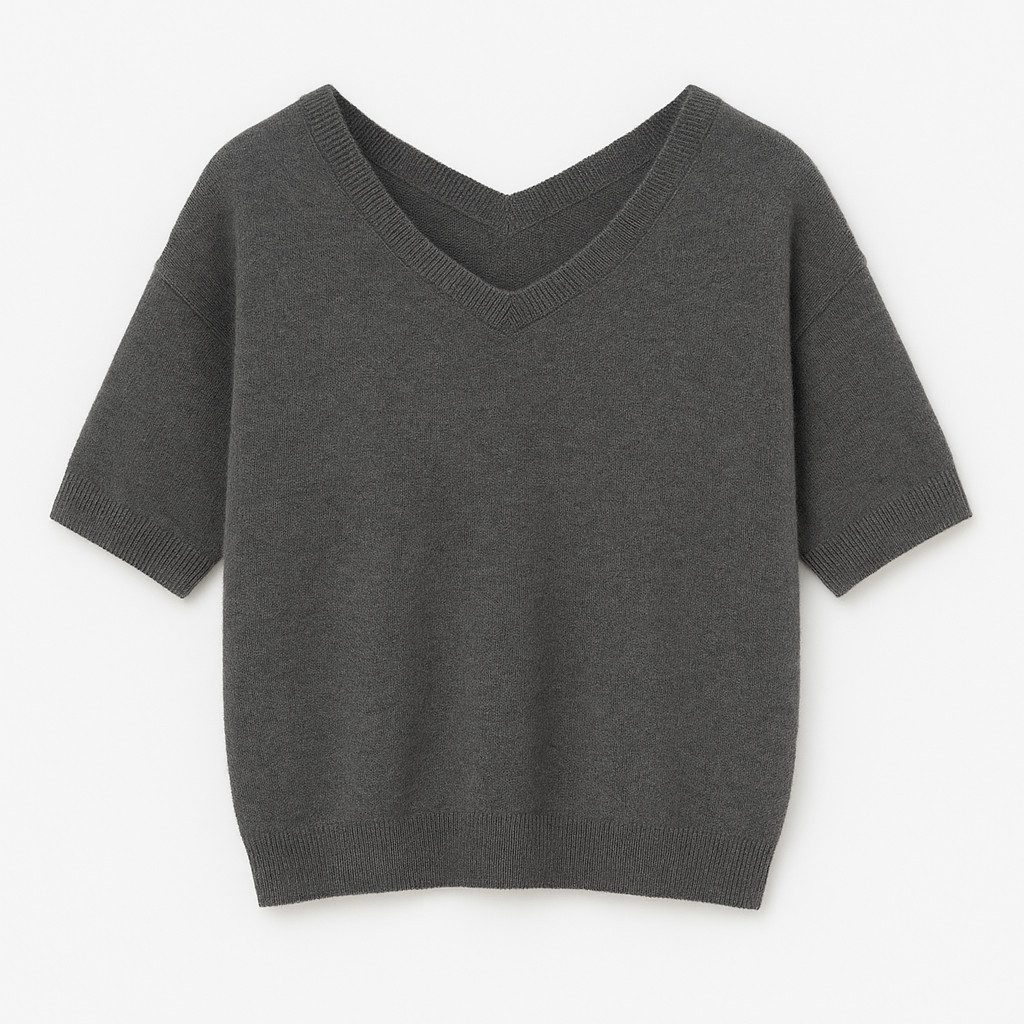 CATNOIR Wollpullover Strickshirt CATNOIR grau