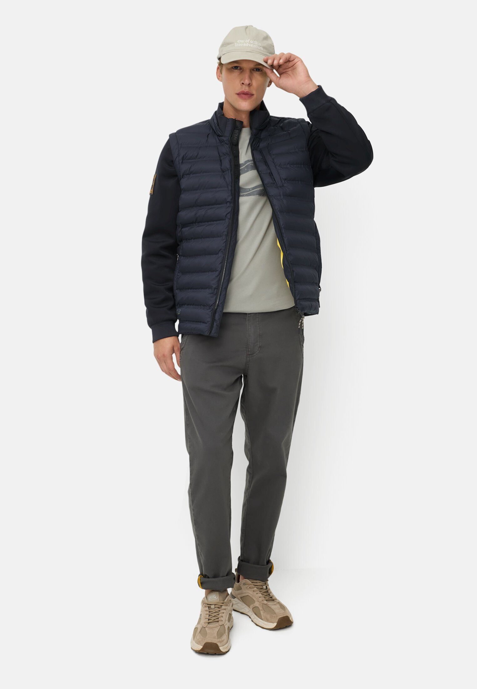 camel active Outdoorjacke mit abnehmbaren Ärmeln Langarm