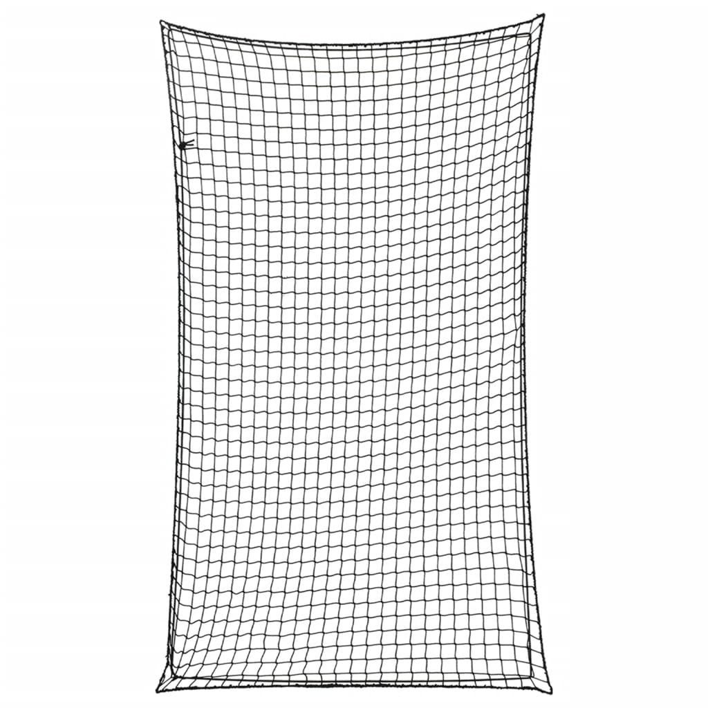 vidaXL Anhängernetz Anhängernetz mit Gummiseil Schwarz 6x3,5 m PP, BxL: 350x600 m, (1-St)