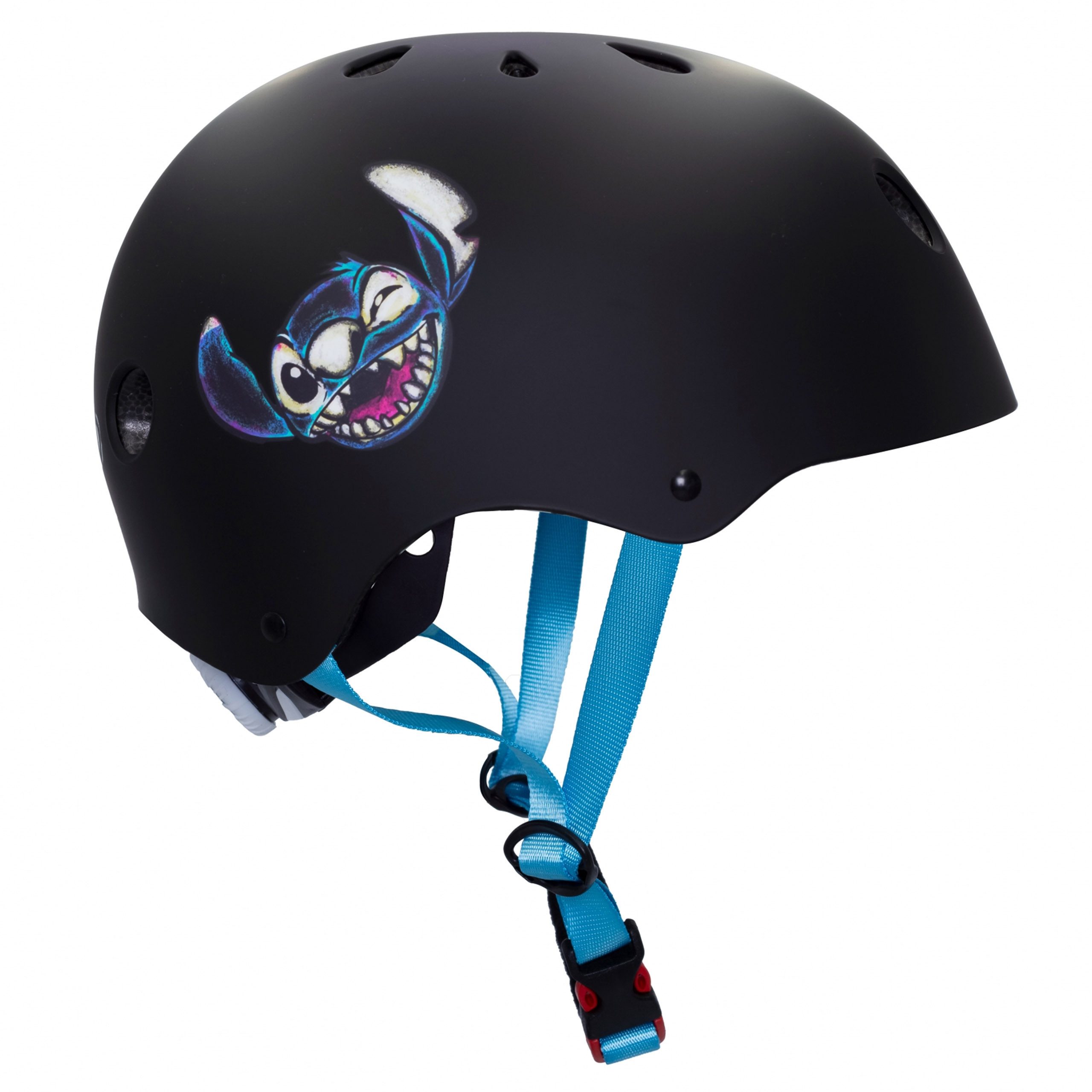 Disney Kinderfahrradhelm DISNEY Stitch Schwarzer Kinderfahrradhelm, verstellbar, für Jungen