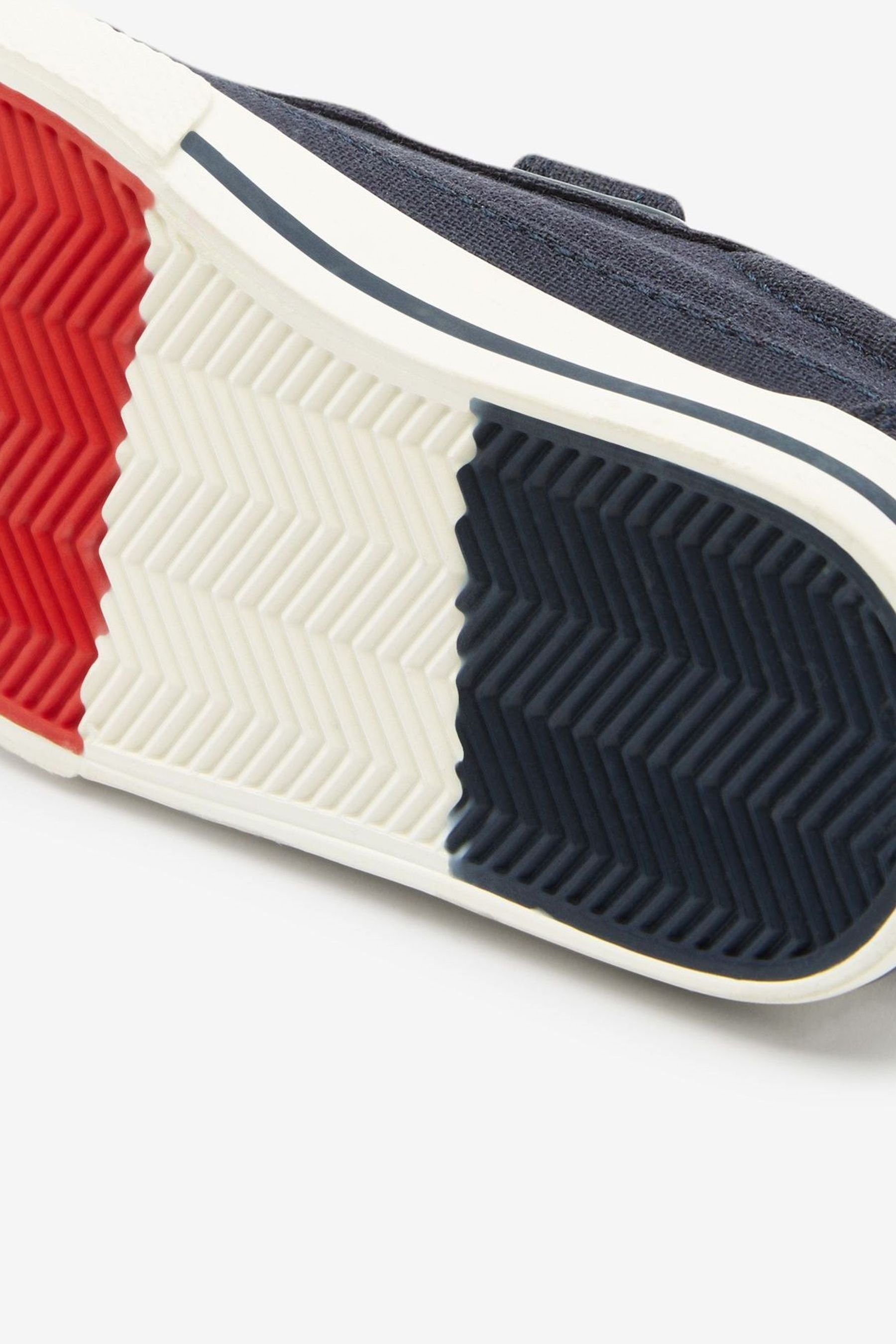 Schuh (1-tlg) Navy Next Sneaker Klettverschluss mit