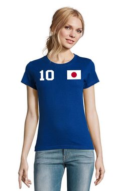 Blondie & Brownie T-Shirt Damen Japan Asien Sport Trikot Fußball Weltmeister Meister WM