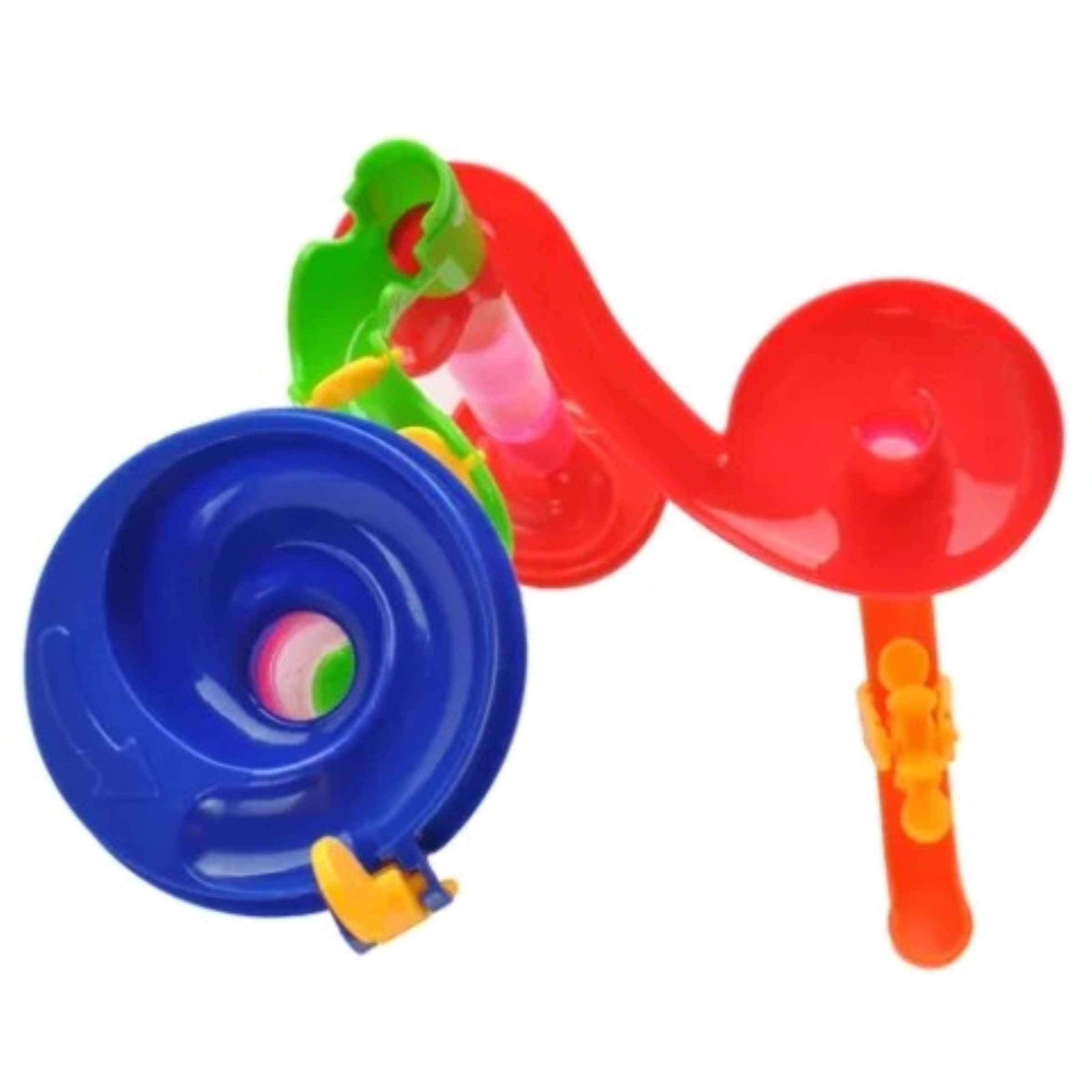 KRUZZEL Kugelbahn 3D Kugelbahn Bauset mit 105 Elementen und 30 Kugeln für Kinder, (3D Kugelbahn Bauset mit modularen Elementen für abwechslungsreiche Strecken, 135-tlg., Kugelbahn Set mit 105 Bauteilen und 30 Kugeln für kreatives Bauen), Dreidimensionaler Aufbau Modular erweiterbar Fördert logisches Denken
