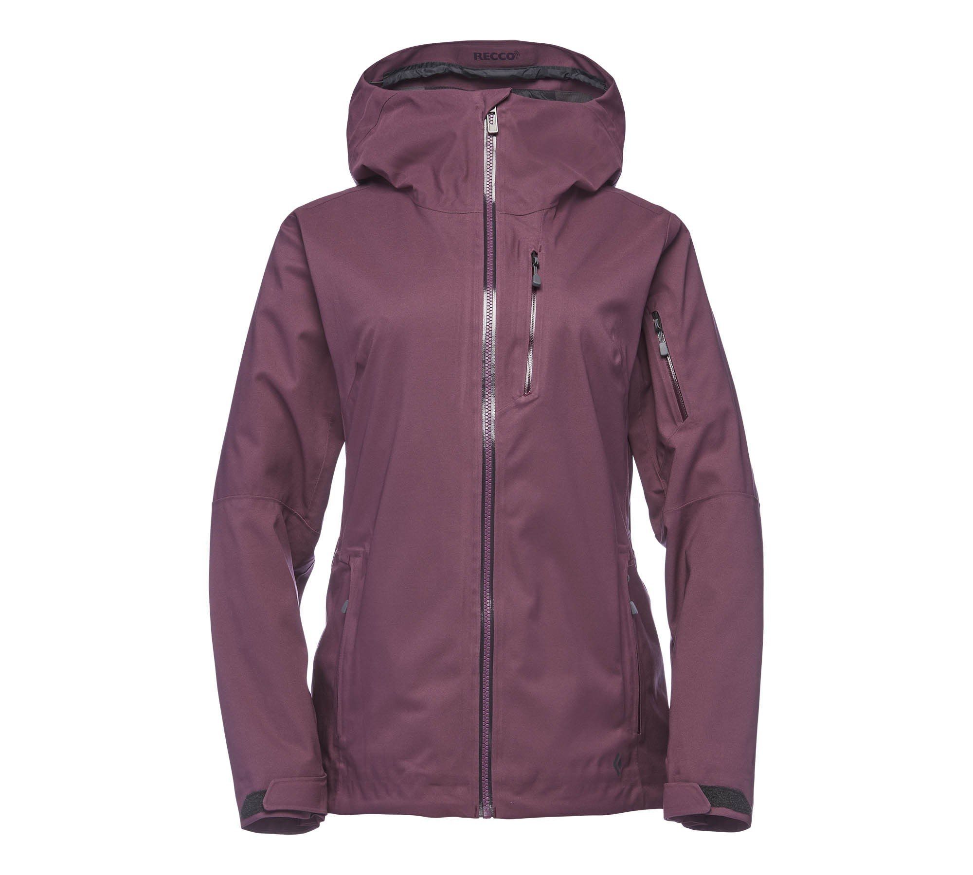 Black Diamond Skijacke Black Diamond W Boundary Line Mapped Jacket Damen