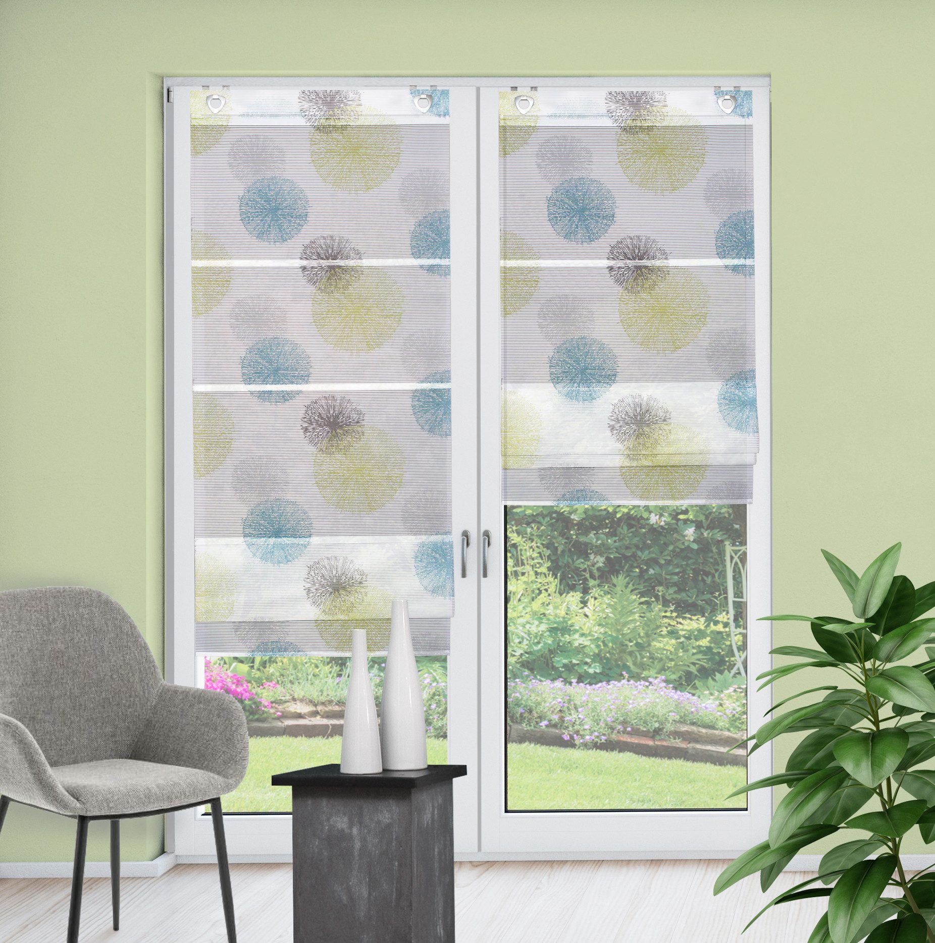 Clever-Kauf-24 Magnetrollo Magnetrollo in "Bambus" Optik mit aufgedruckte K günstig online kaufen