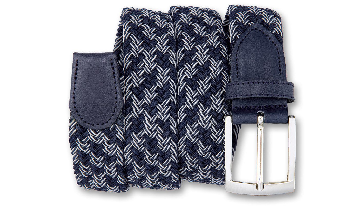 BERND GÖTZ Ledergürtel mit Flechtoptik