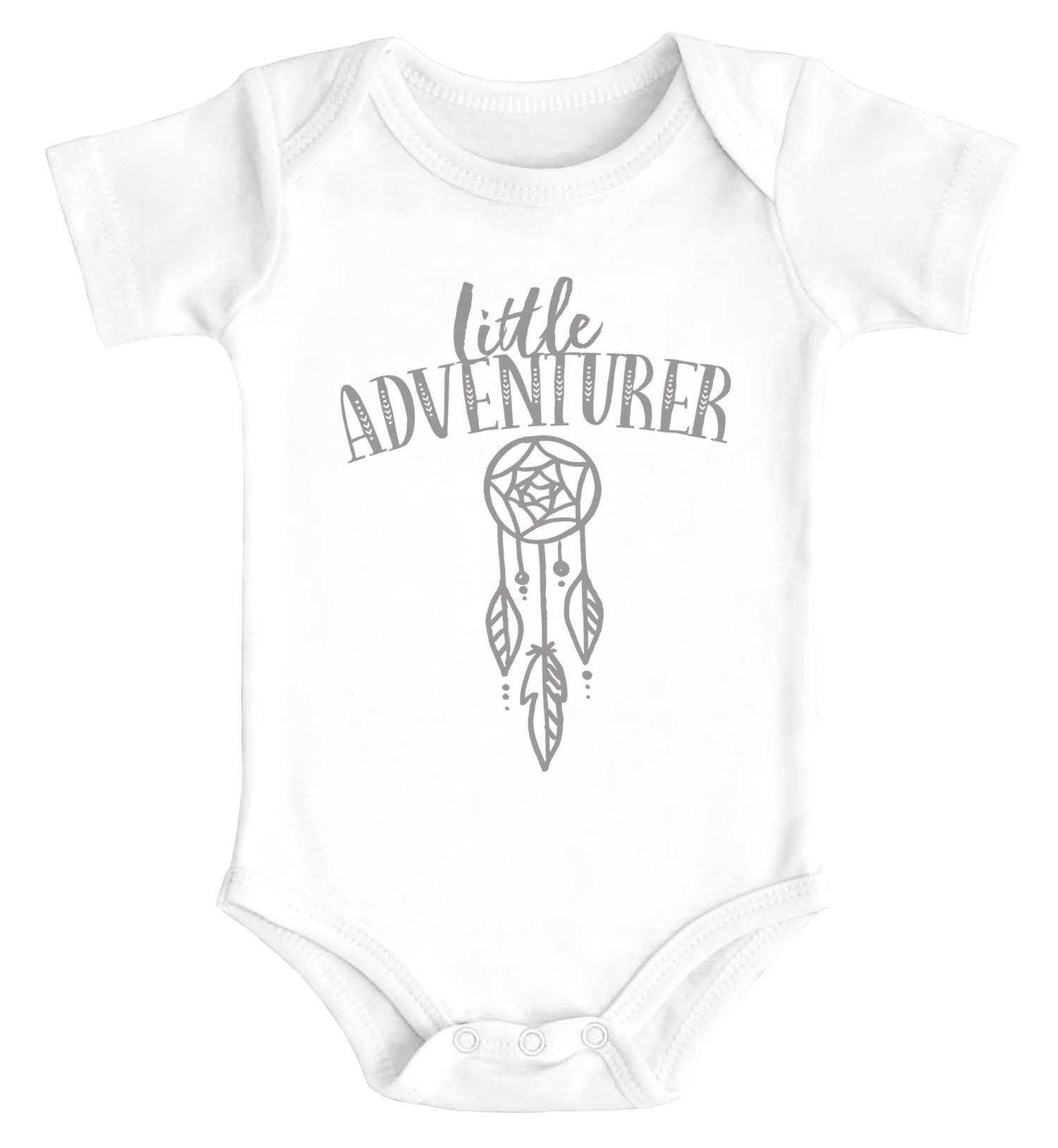 SpecialMe Body Baby Body für Mädchen Traumfänger Aufschrift little Adventure kurzarm