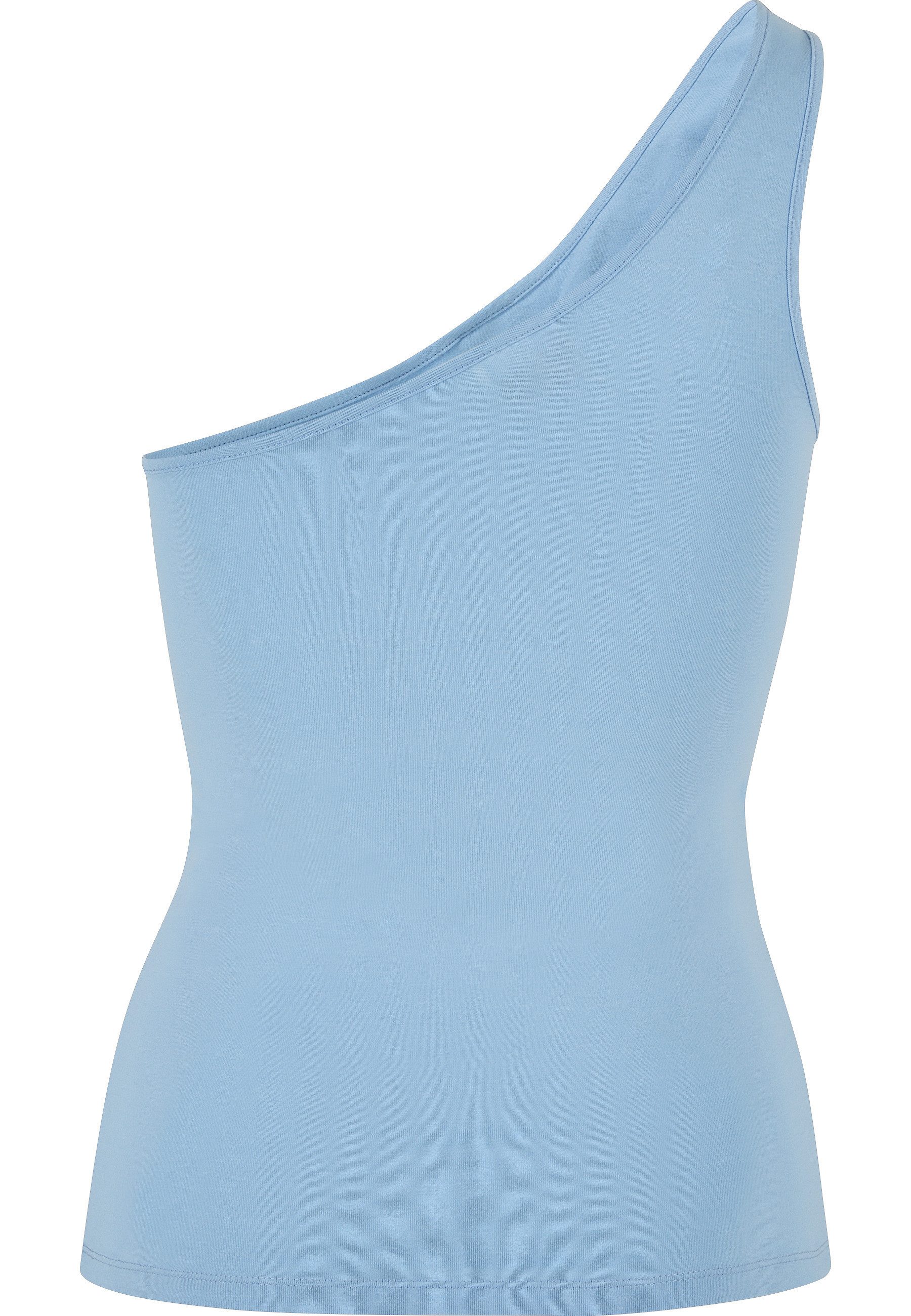 URBAN CLASSICS Yoga & Relax Shirt Urban Classics Damen Ladies Asymmetric Top (1-tlg)
