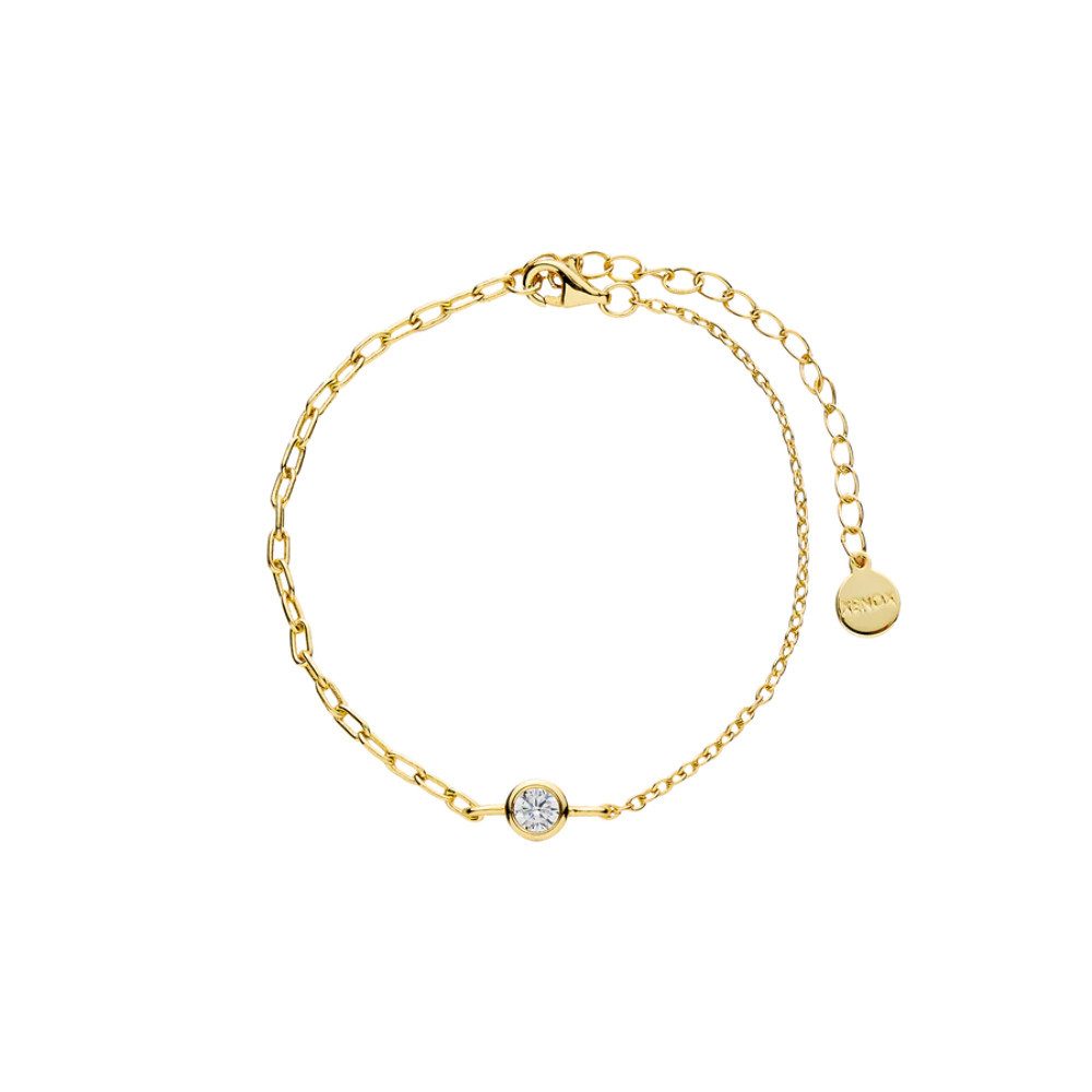 XENOX Armband XS91887G, großer Zirkoniastein als Mittelpunkt