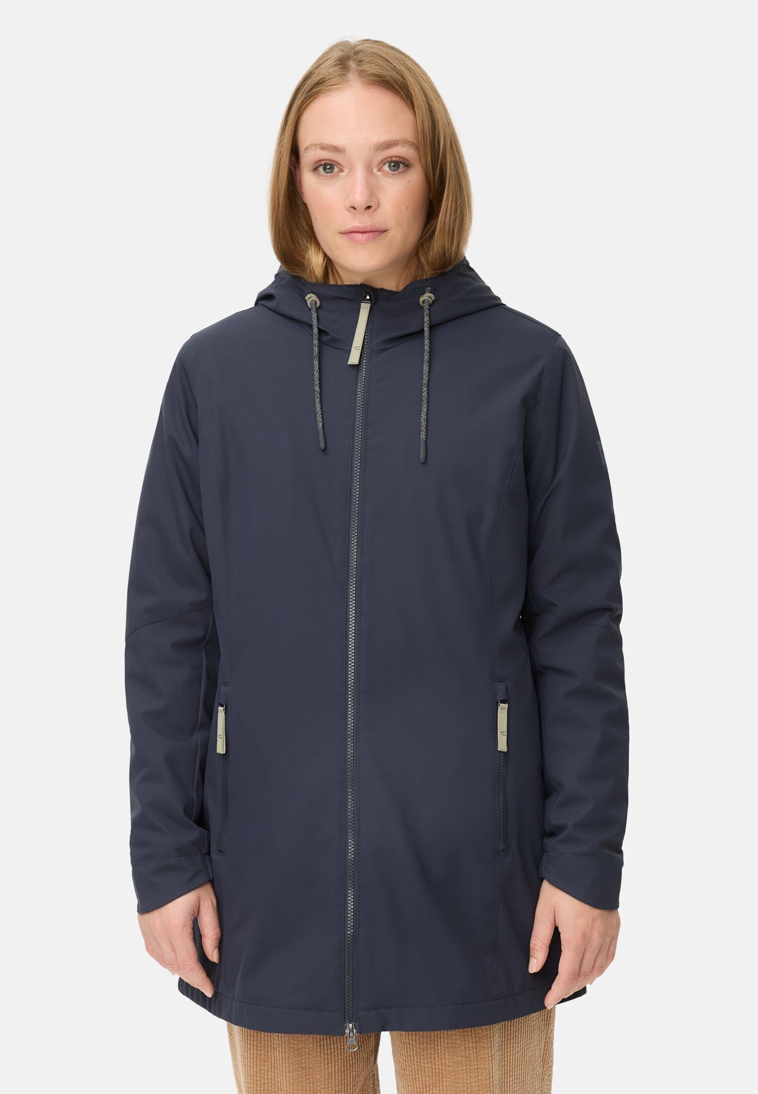 camel active Funktionsjacke mit Kapuze Langarm günstig online kaufen