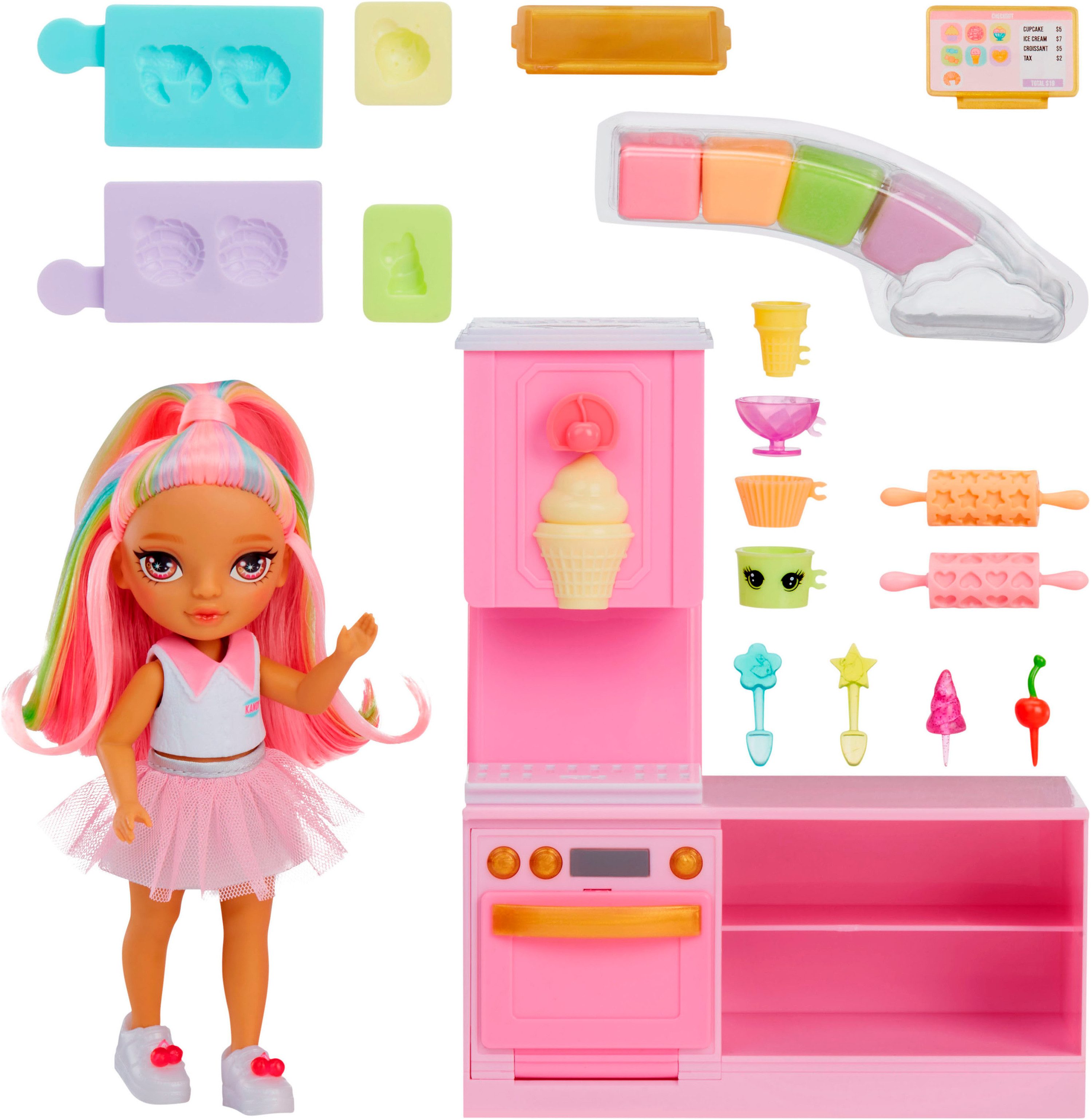 Rainbow High Minipuppe Rainbow High Little Dessert Shop with Kandy Playset – Bild 5 von 5