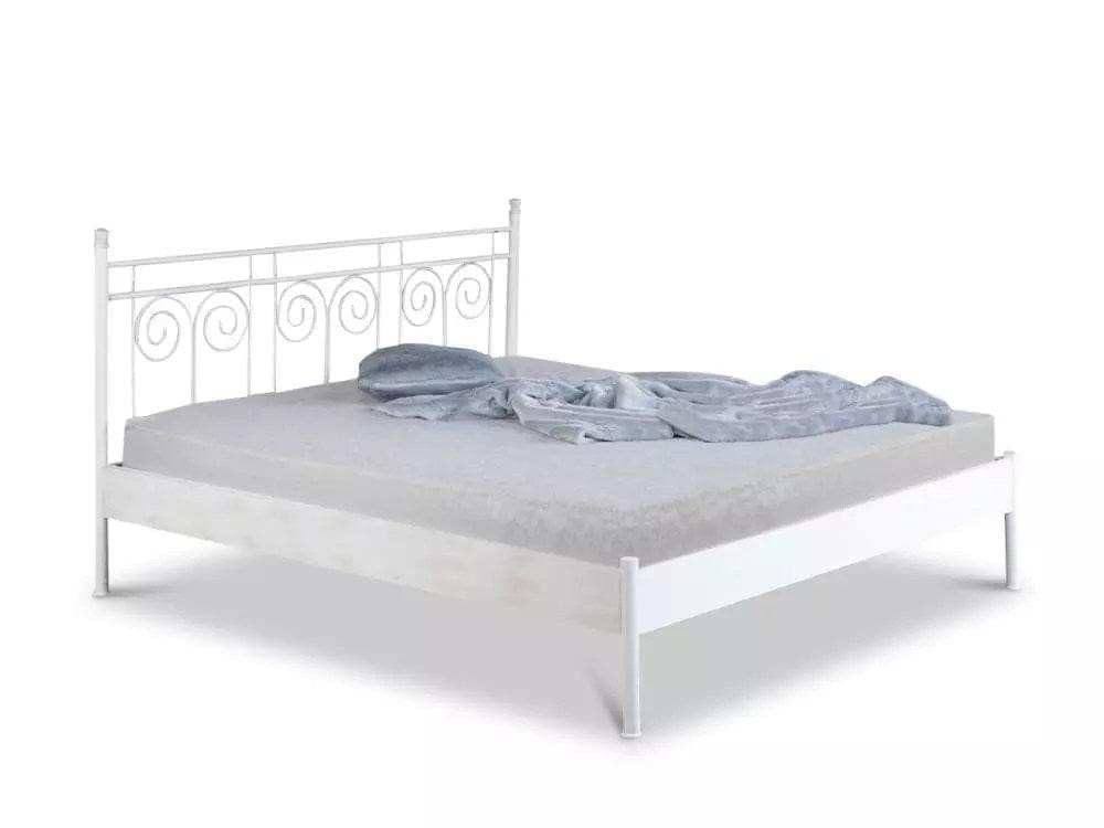 BedBox Metallbett Ida, Metallbett mit aufwendig gestaltetem Kopfteil