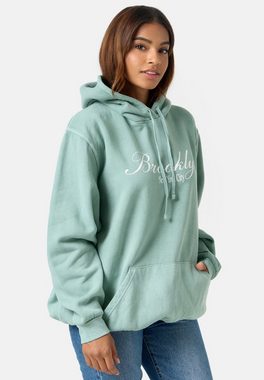 Worldclassca Hoodie Worldclassca Oversized Hoodie Print Kapuzenpullover Washed Sweatshirt